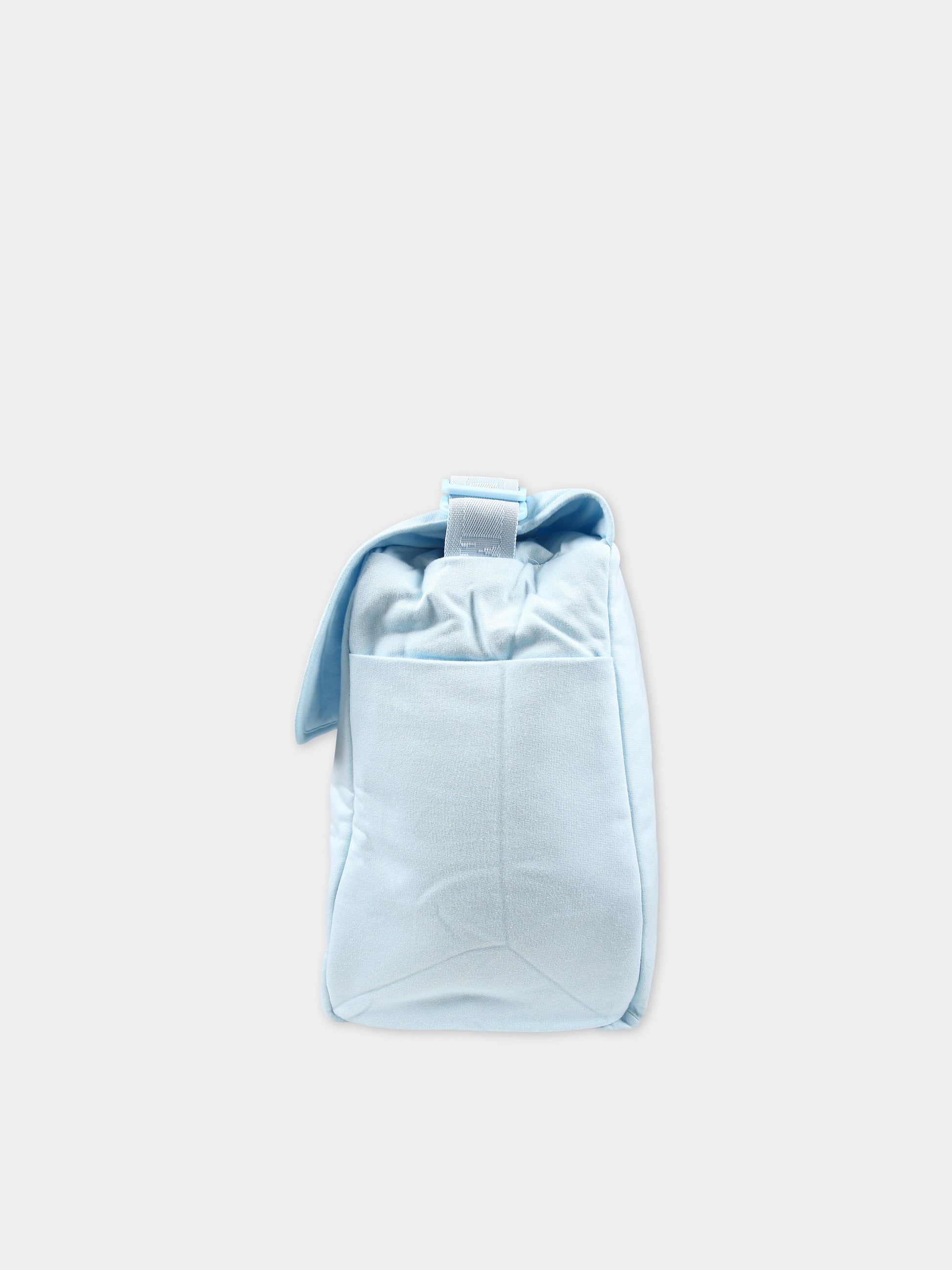 Borsa mamma celeste per neonato con Teddy Bear e logo,Moschino Kids,MTX03D LCA40 40304