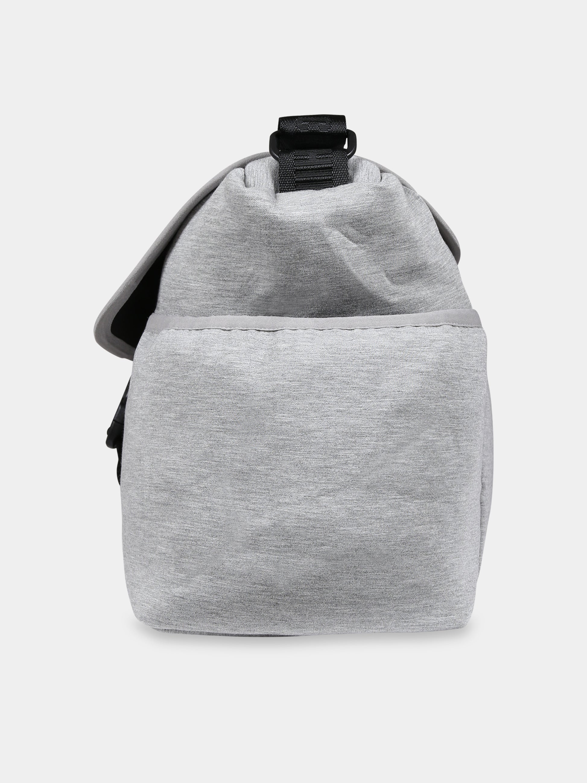 Borsa mamma grigia per neonati con Teddy Bear e logo,Moschino Kids,MNX03O LDA32 60901