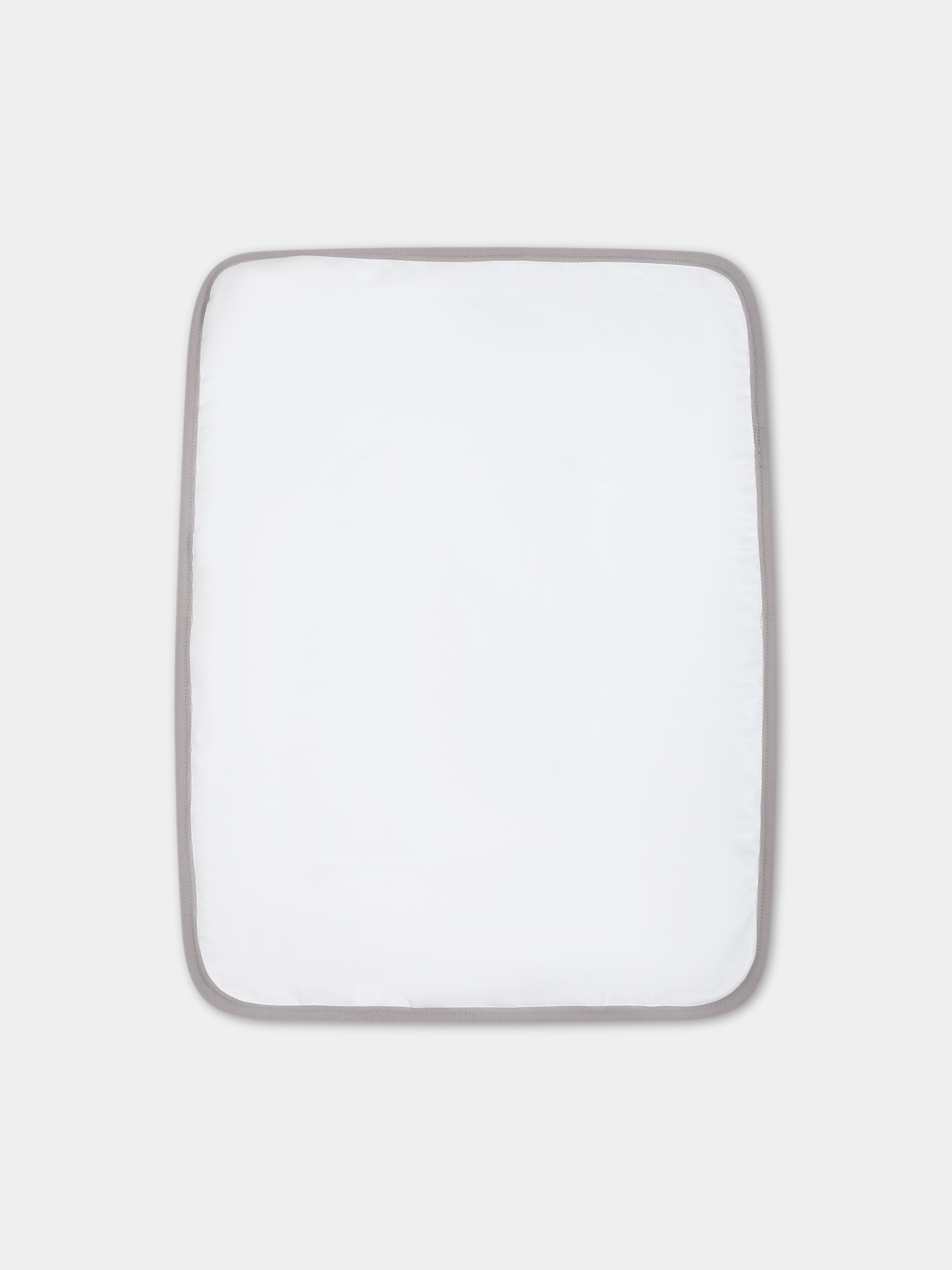 Borsa mamma grigia per neonati con Teddy Bear e logo,Moschino Kids,MNX03O LDA32 60901