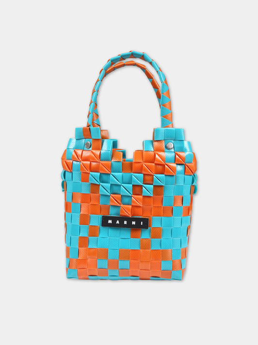 Borsa multicolor per bambina con logo,Marni Kids,M00637 0MC15