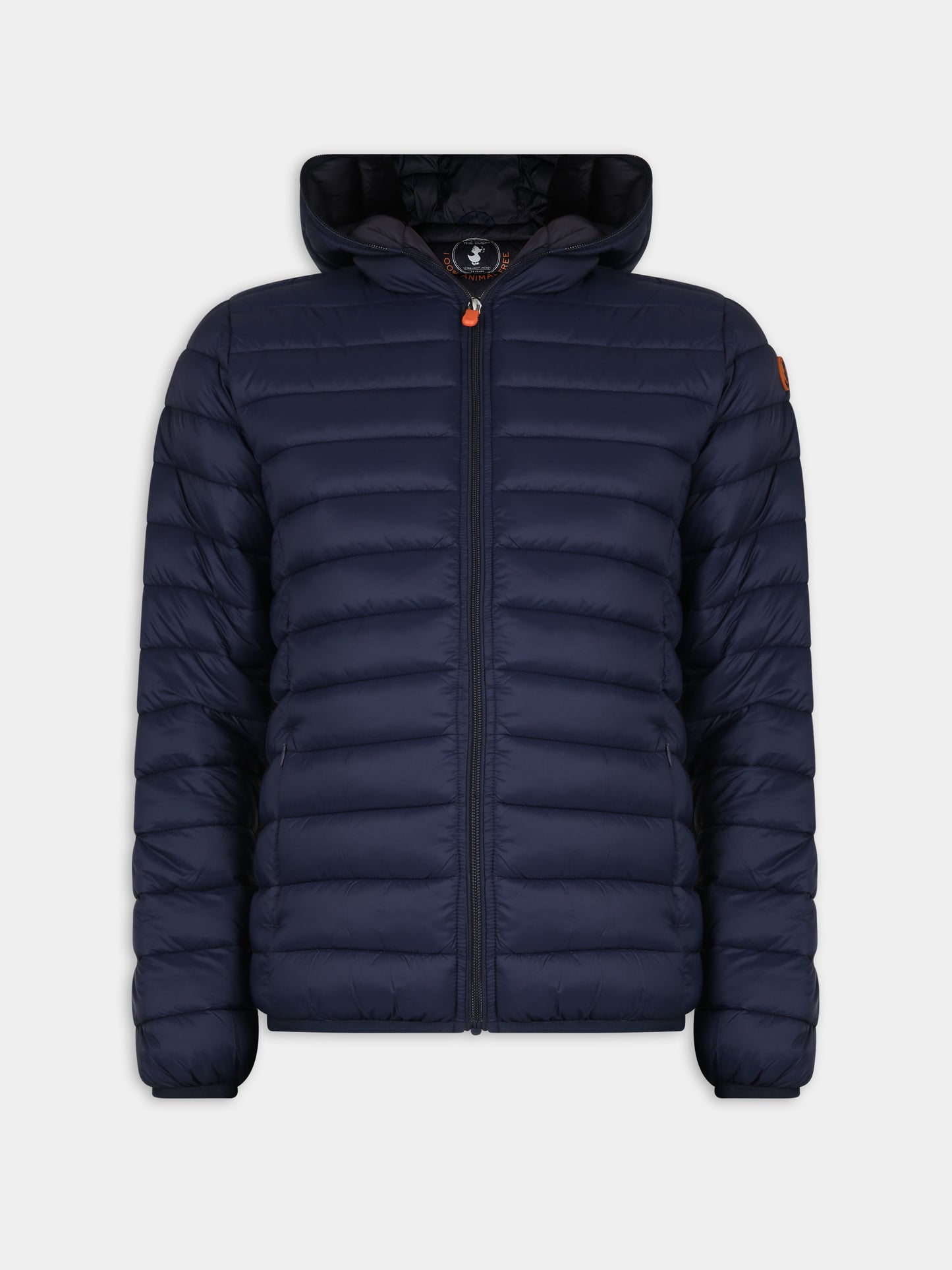 Piumino blu per bambino con logo,Save The Duck Kids,J30650B GIGA17 90000