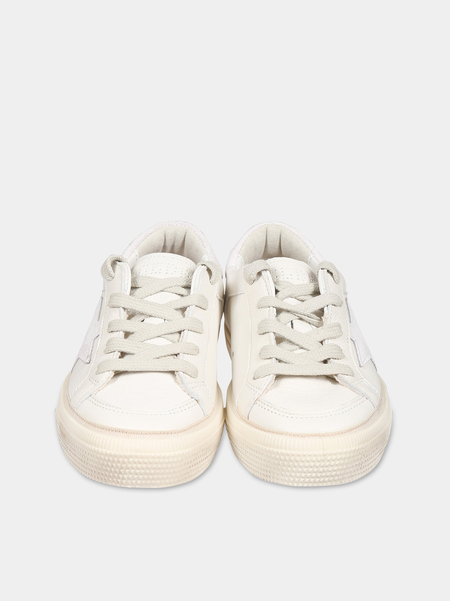 White May sneakers for girl with iconic star