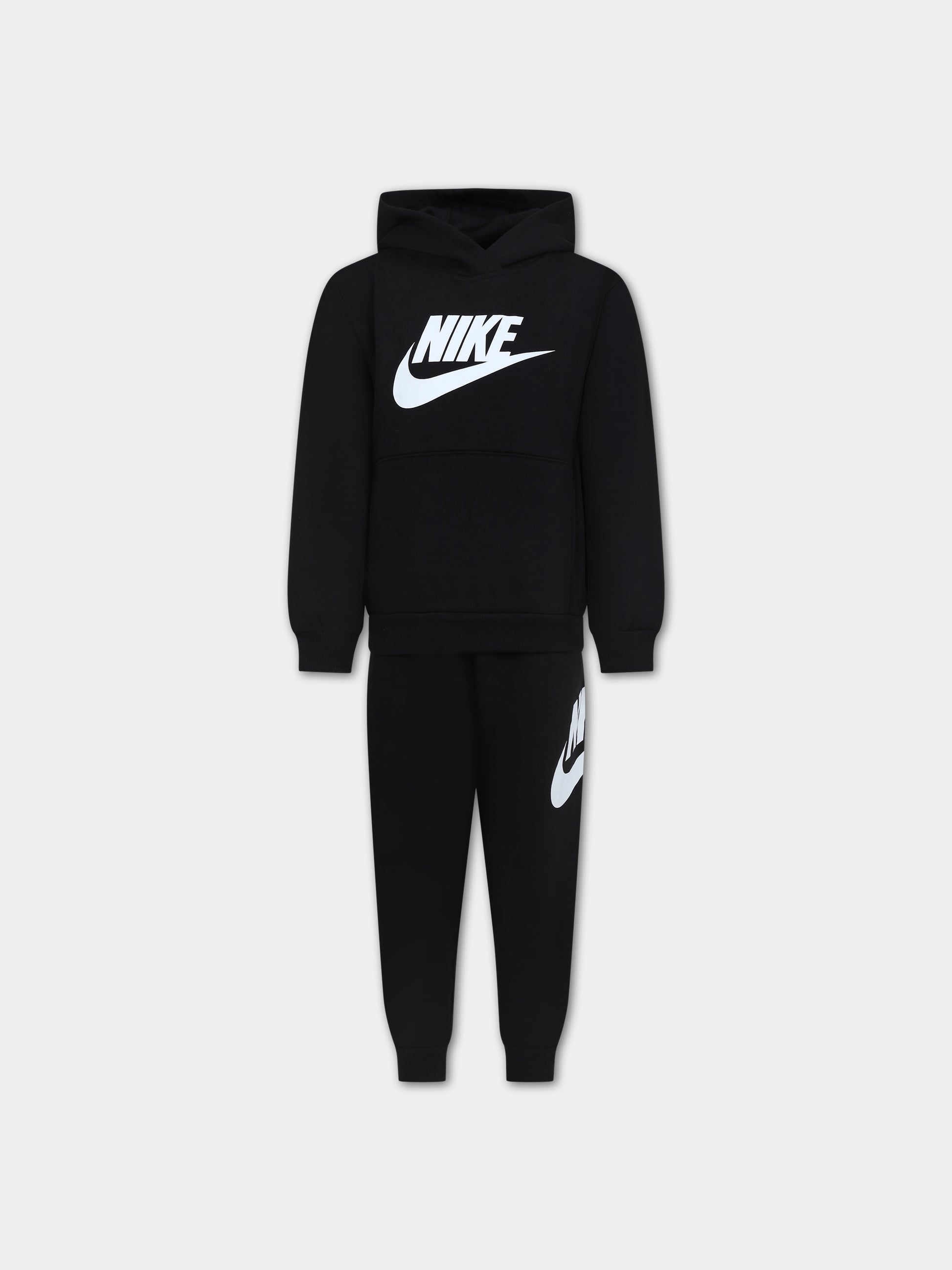 Completo nero per bambini con logo,Nike,86L135 023
