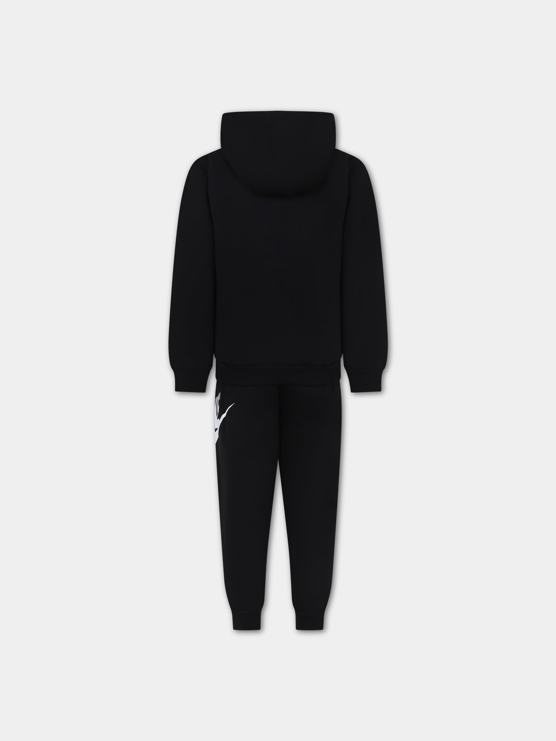 Completo nero per bambini con logo,Nike,86L135 023