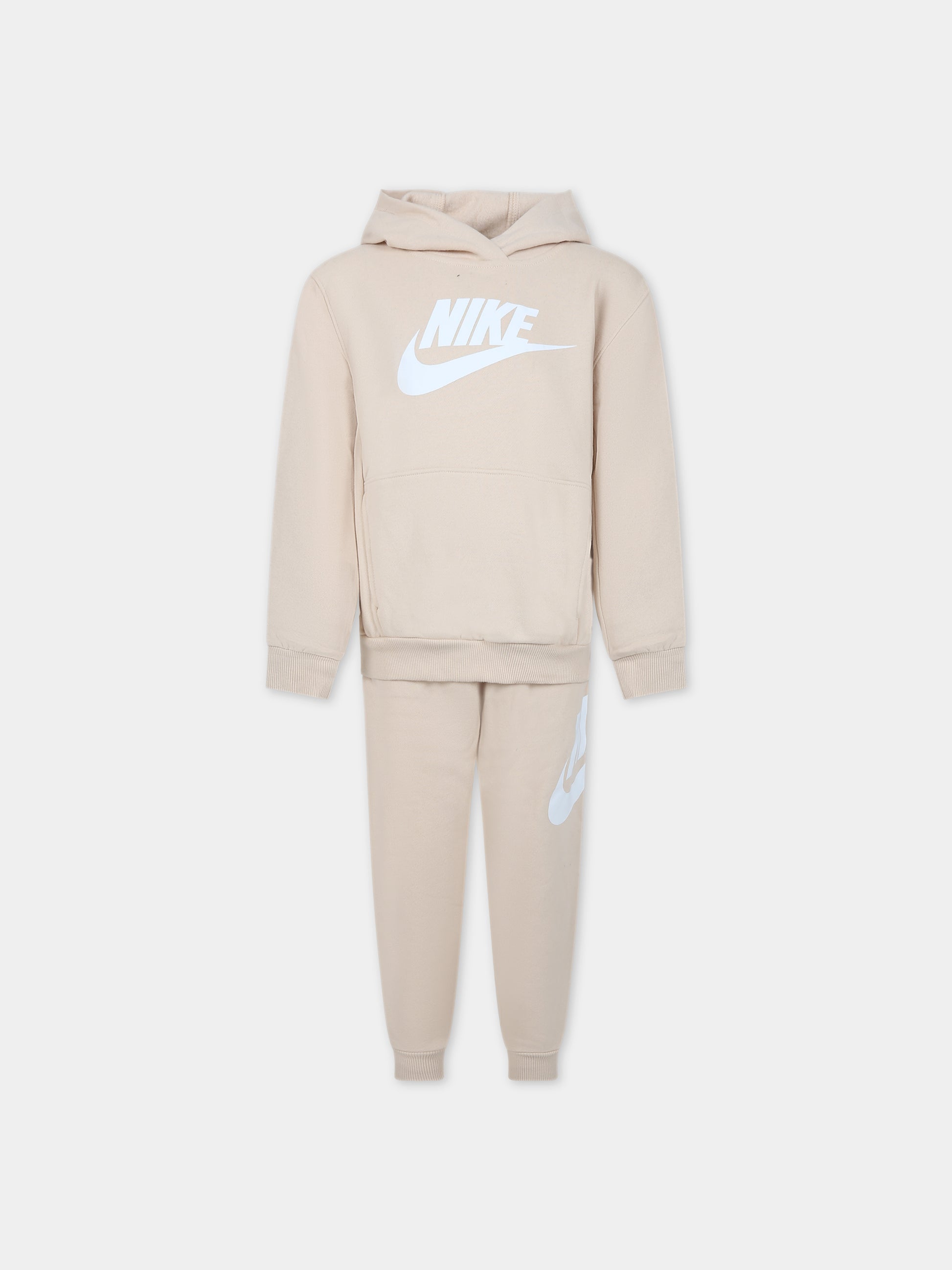 Completo beige per bambini con logo,Nike,86L135 X5C