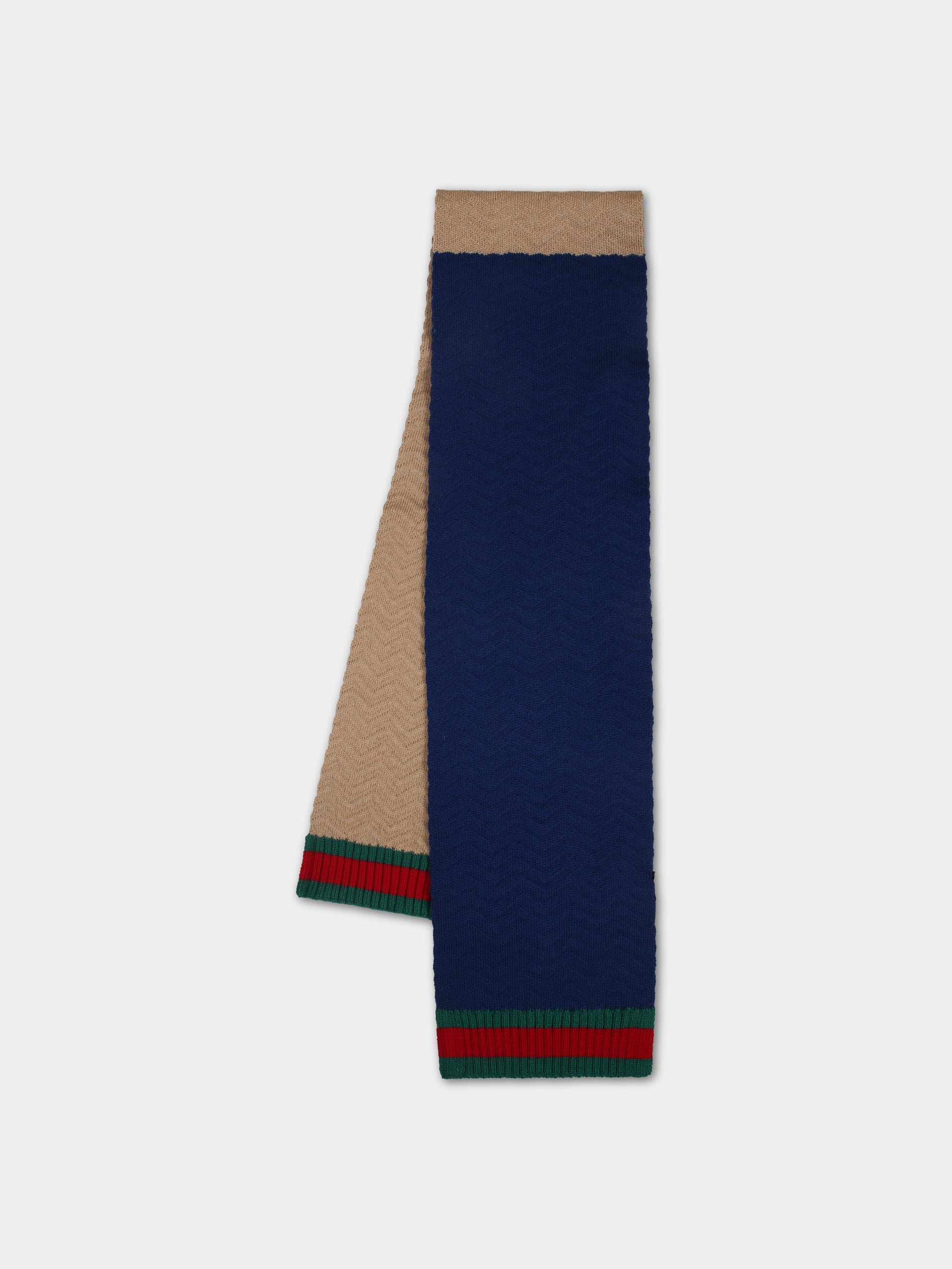 Sciarpa multicolor per bambini con nastro Web,Gucci Kids,747641 4K206 4179