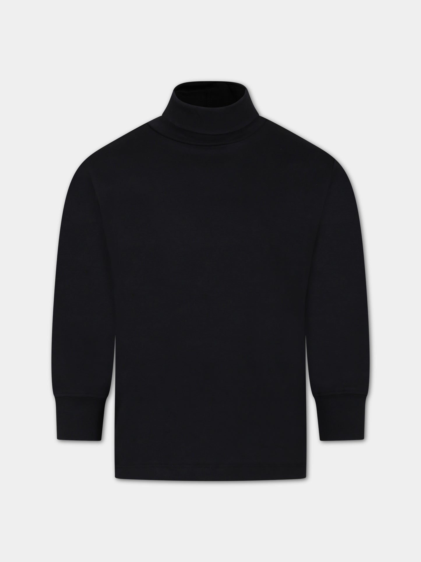 Dolcevita nero per bambini con scritta,Molo,6W23A405 0099