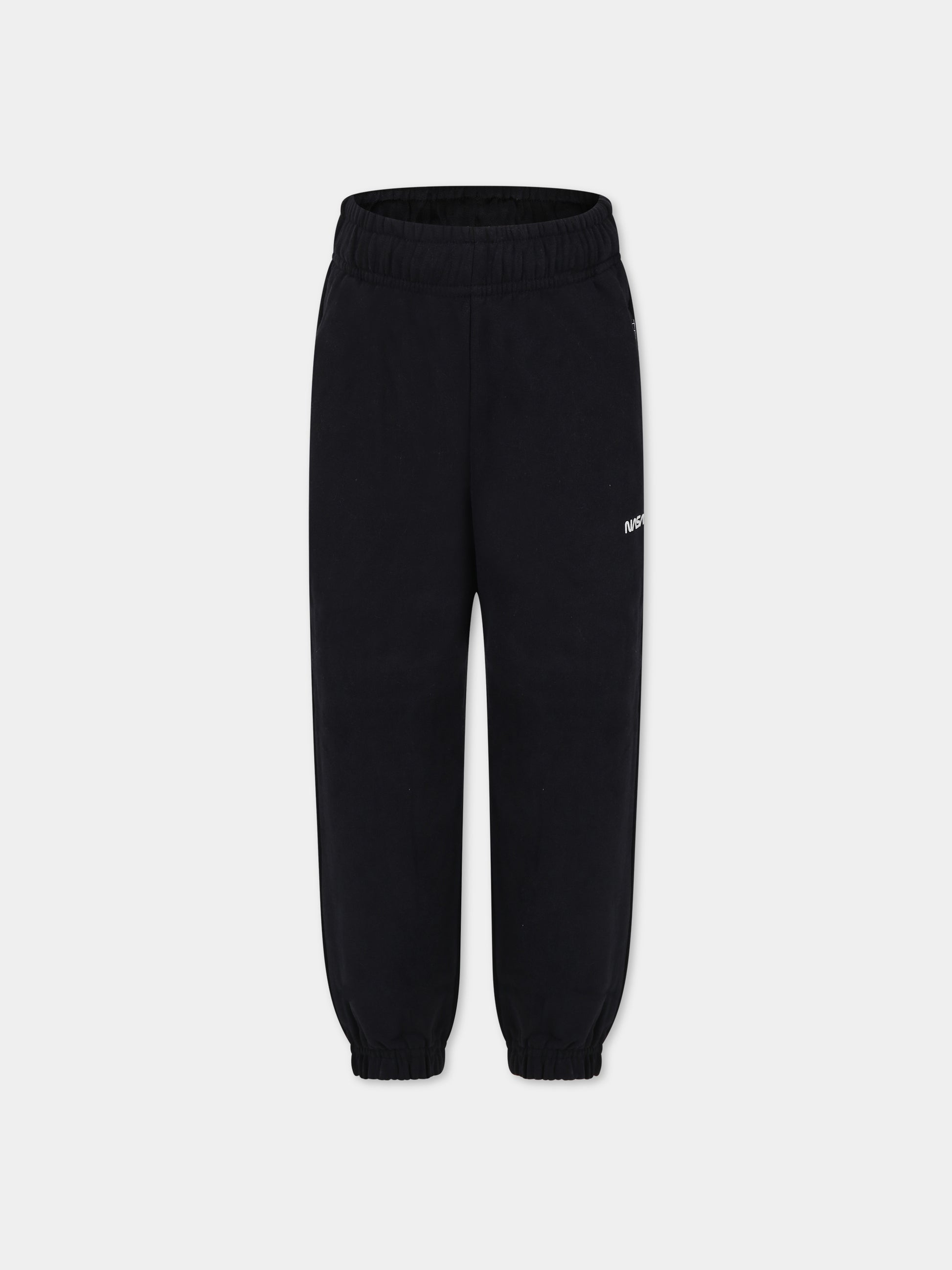 Pantaloni neri per bambini con scritta,Molo,6W23I214 0099