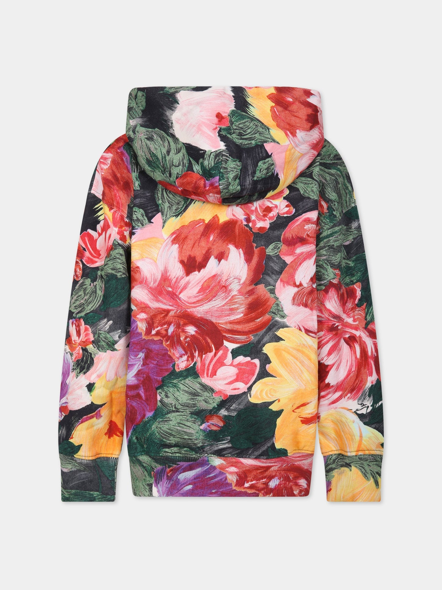 Felpa multicolor per bambina con stampa floreale,Molo,6W23J301 6857