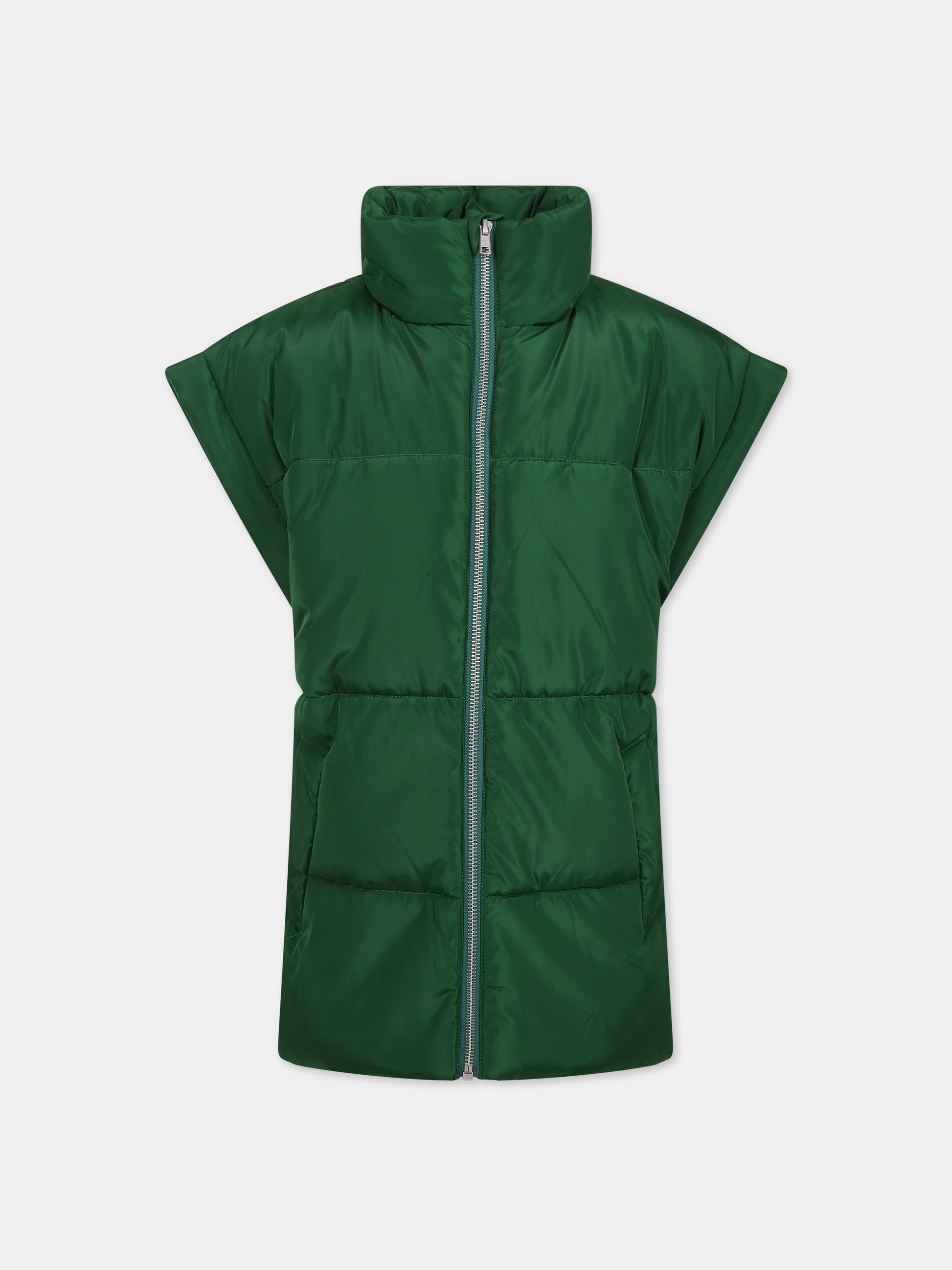 Gilet verde per bambina,Molo,5W23M202 8761