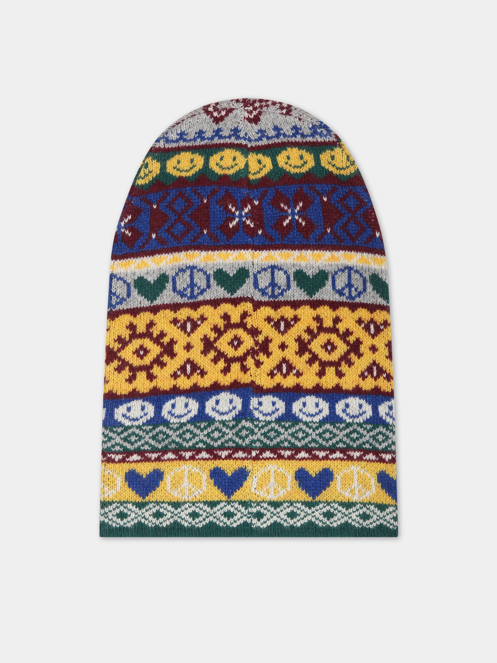 Balaclava multicolor per bambina con smile,Molo,7W23S404 3292