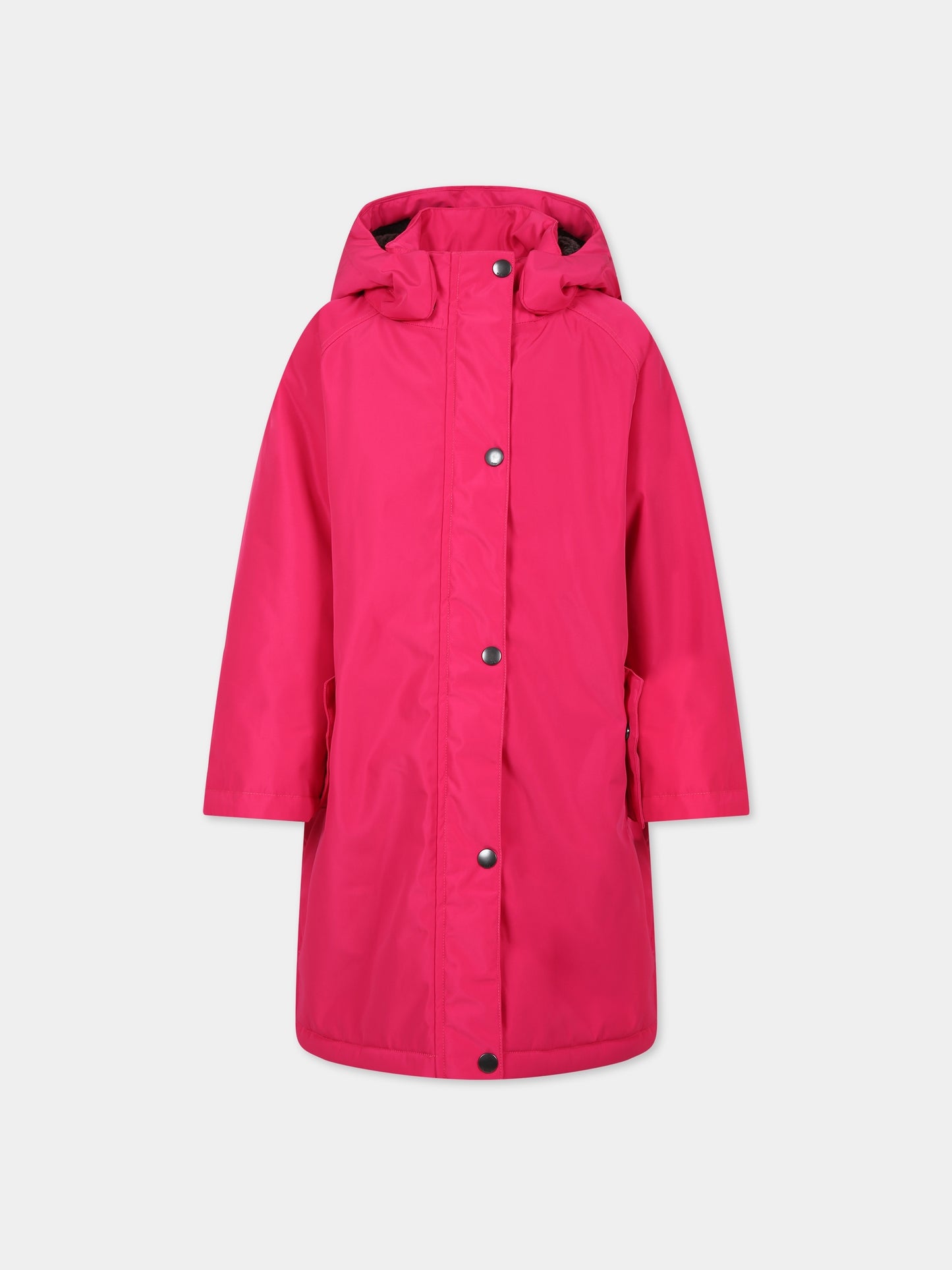 Parka fucsia per bambina,Molo,5W23M307 8775