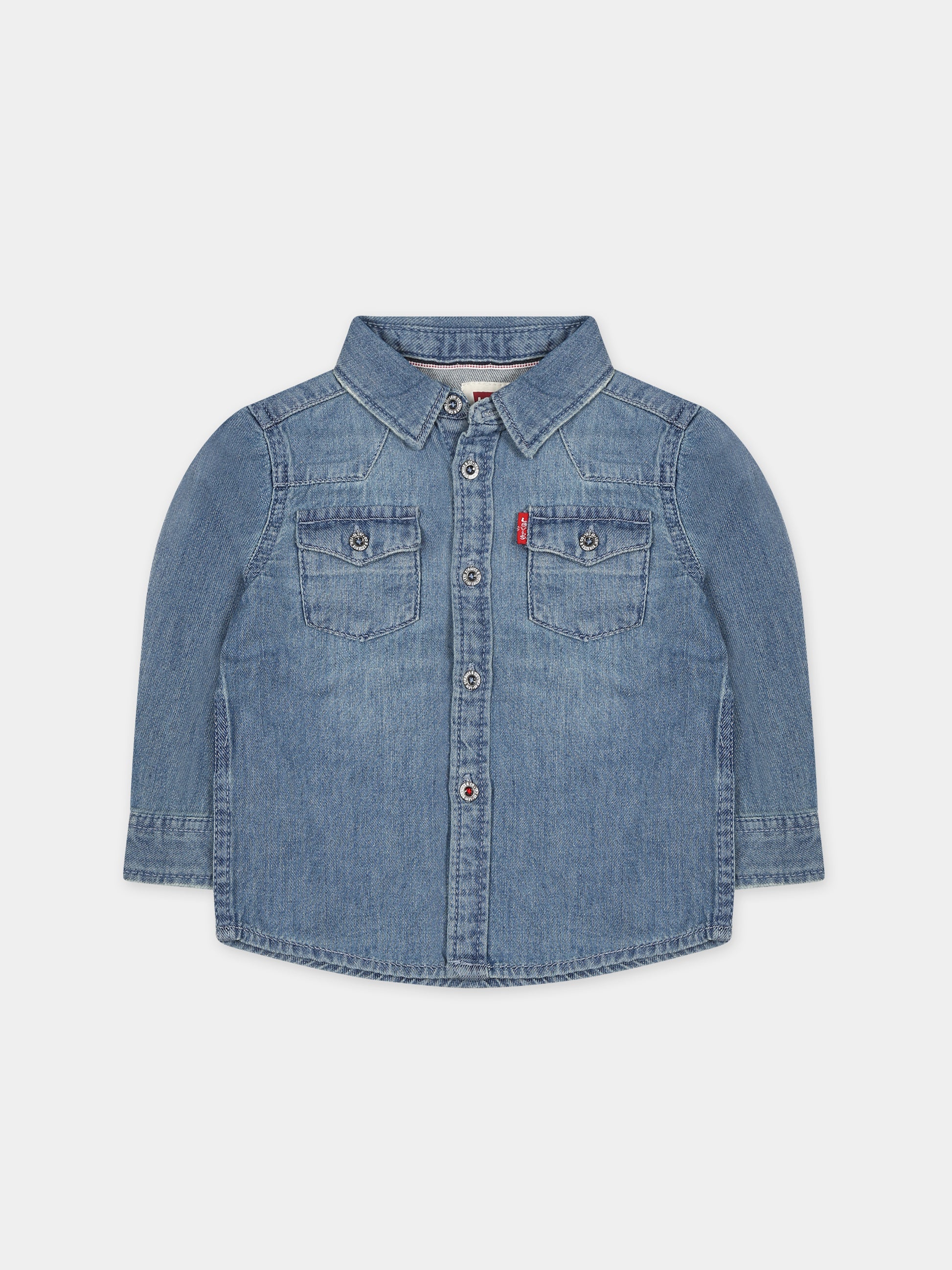 Camicia in denim per neonato,Levi's Kids,23WMLK6E6866 M28