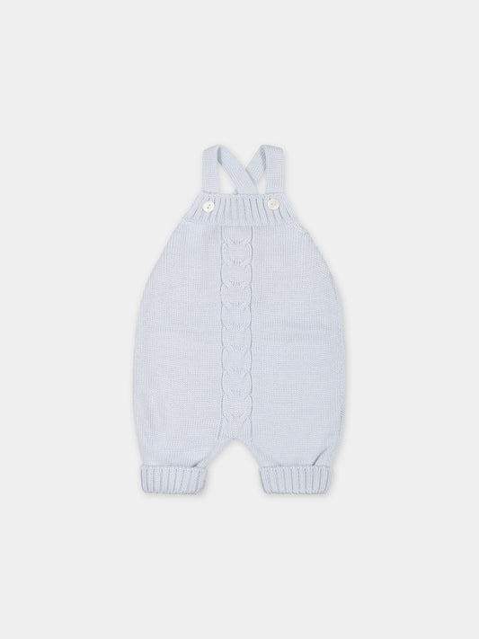 Salopette celeste per neonato,Little Bear,7009 CIELO