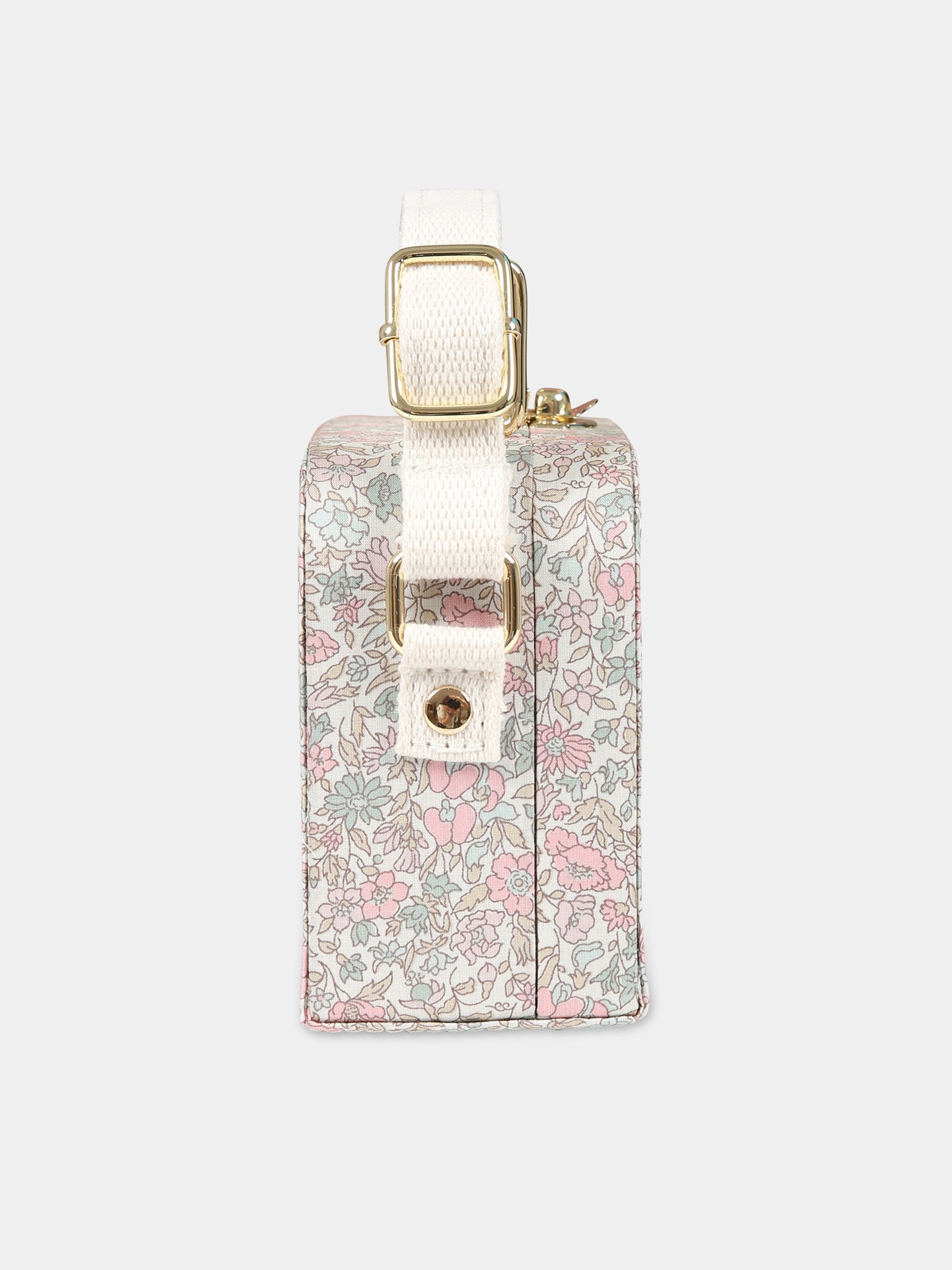 Borsa casual multicolor per bambina con logo,Bonpoint,W03GBAW00005 520