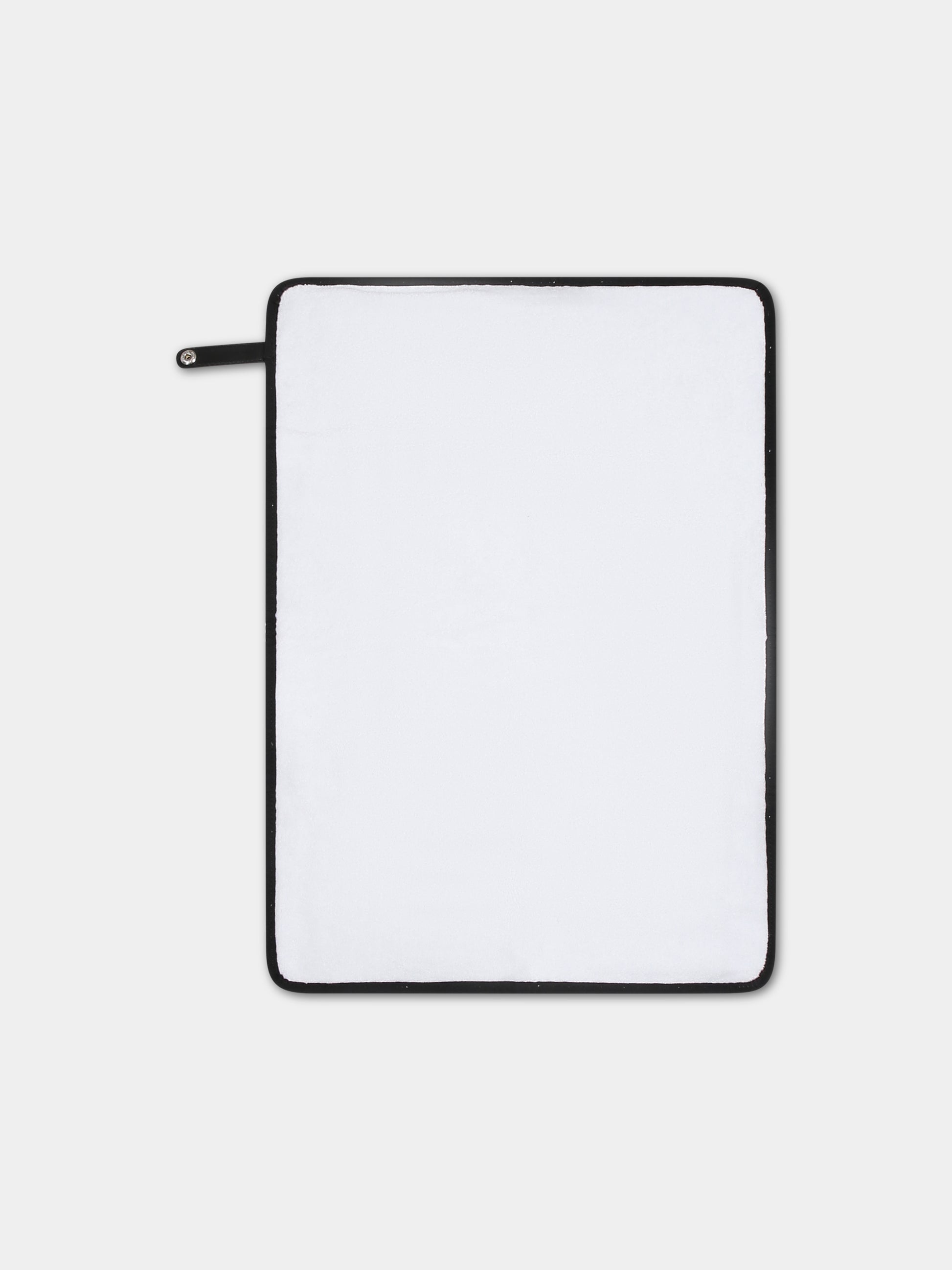 Borsa mamma nera per neonati con patch logato,Moncler Kids,951 5D00002 68950 999