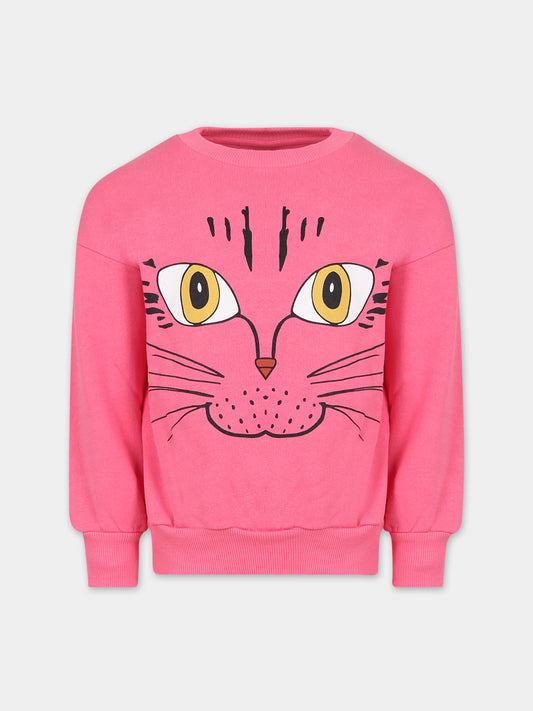 Felpa fucsia per bambina,Mini Rodini,2372017928