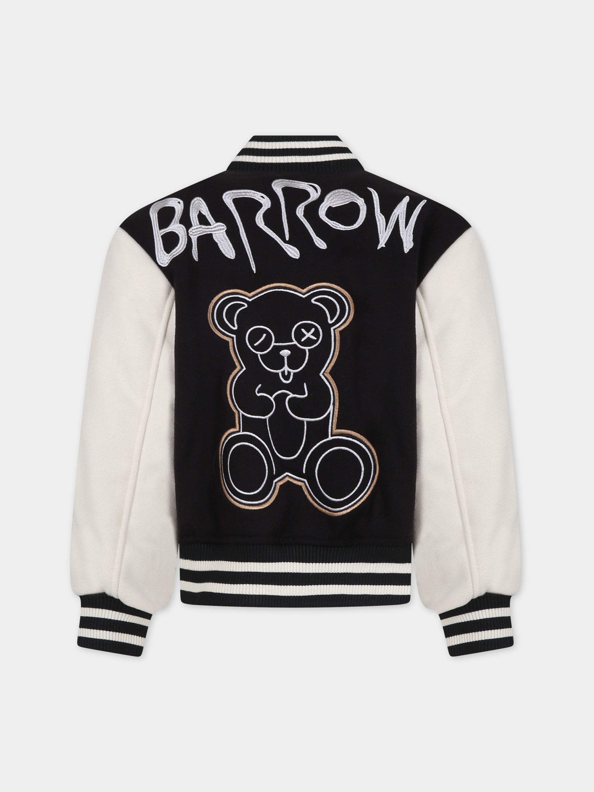 Bomber nero per bambini con smiley,Barrow,F3BKJUBO034 110