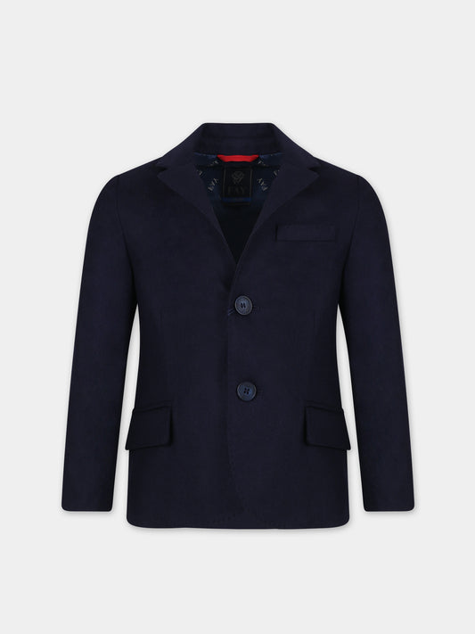 Giacca blu per bambino,Fay Kids,FT2P54 I0172 621