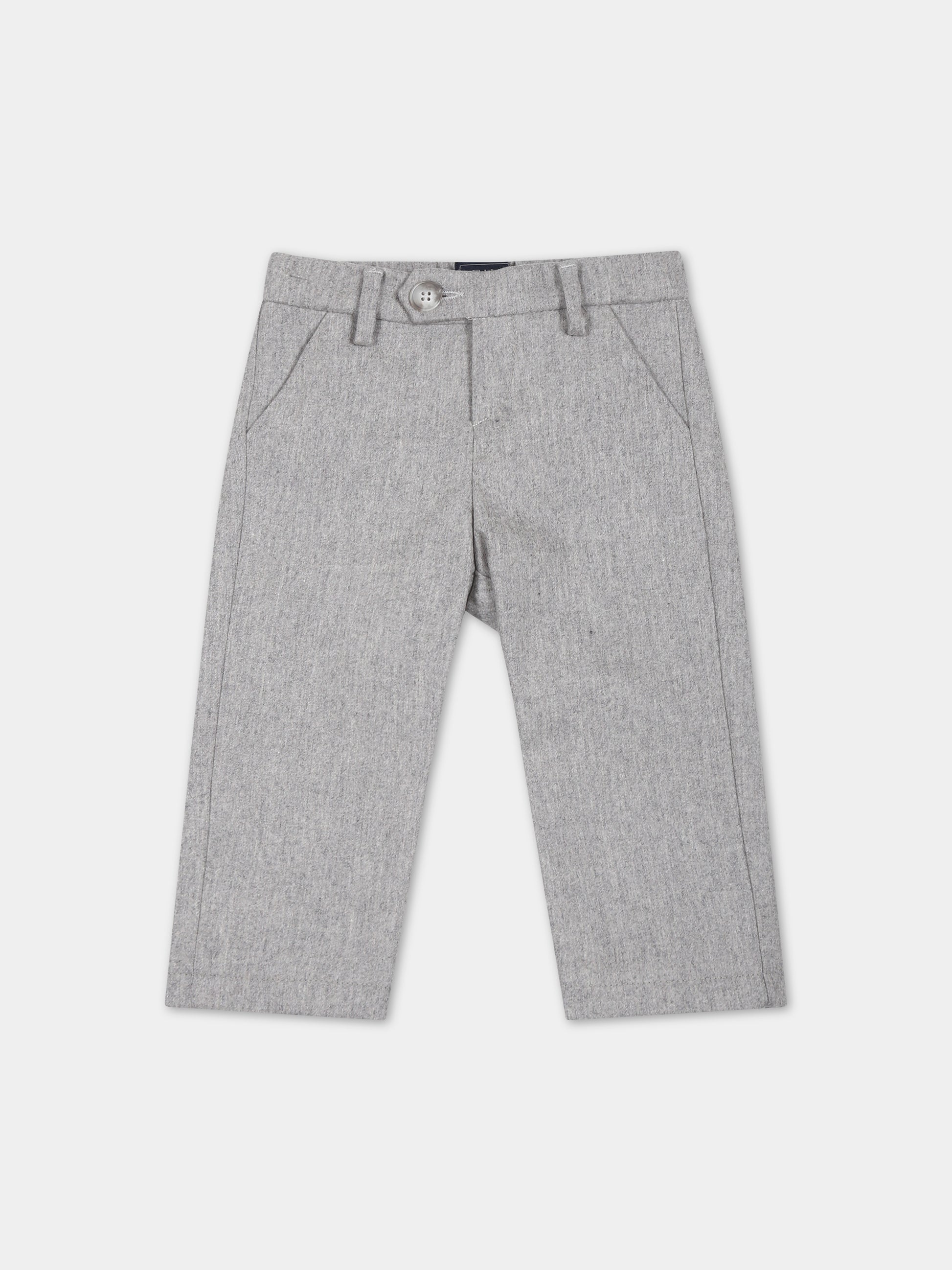 Pantaloni grigi per neonato,Fay Kids,FT6520 I0172 807
