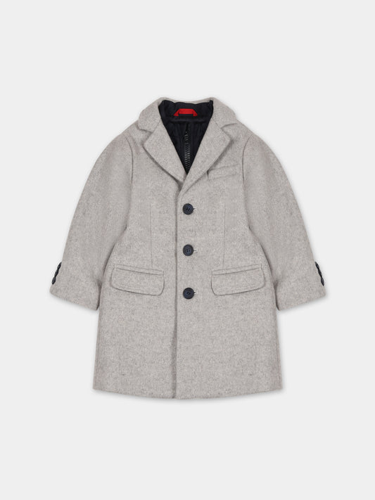 Cappotto grigio per neonato,Fay Kids,FT2500 E0128 805