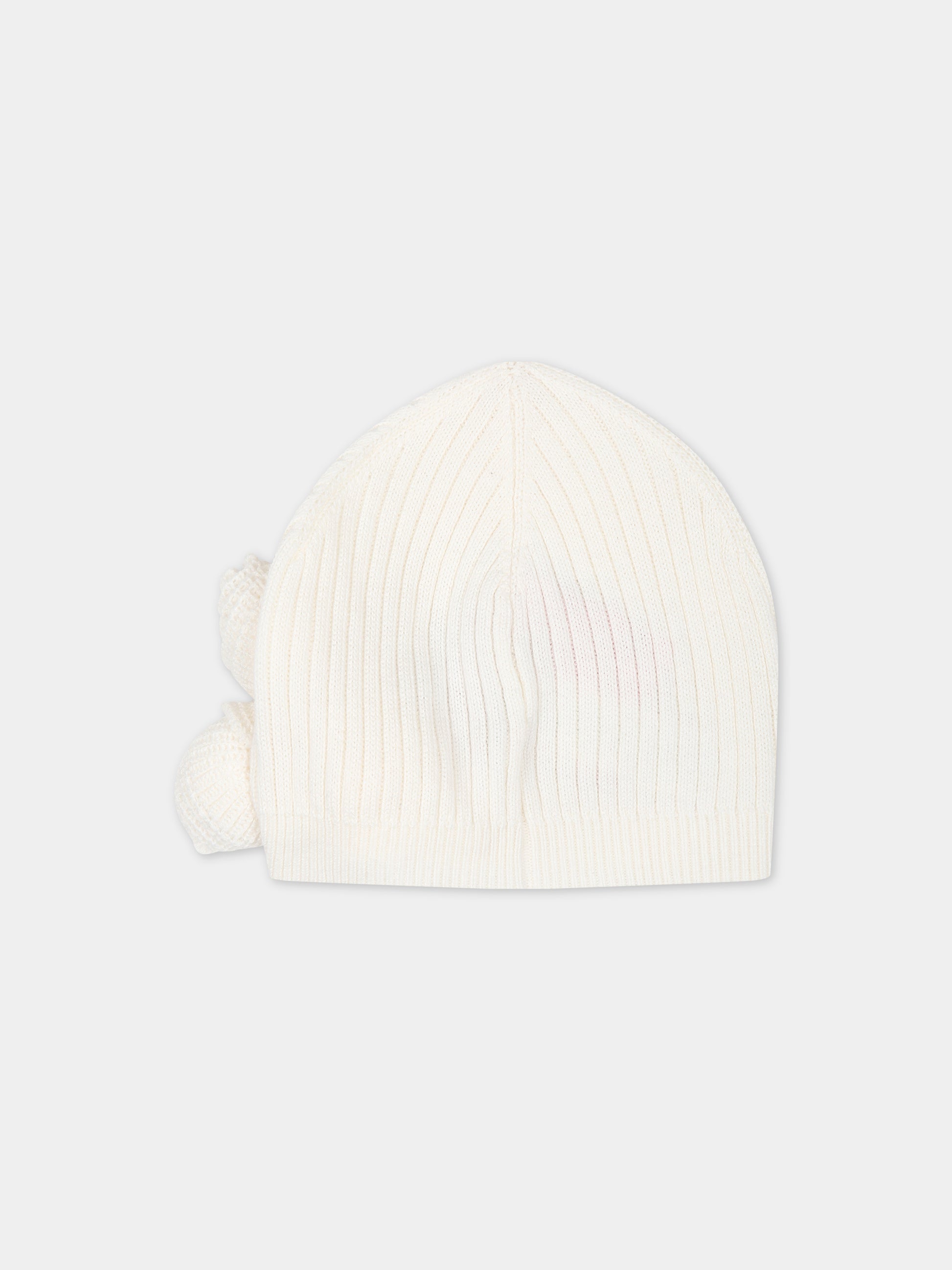 Cappello avorio per bambina,Blumarine Baby,IF3180 10602