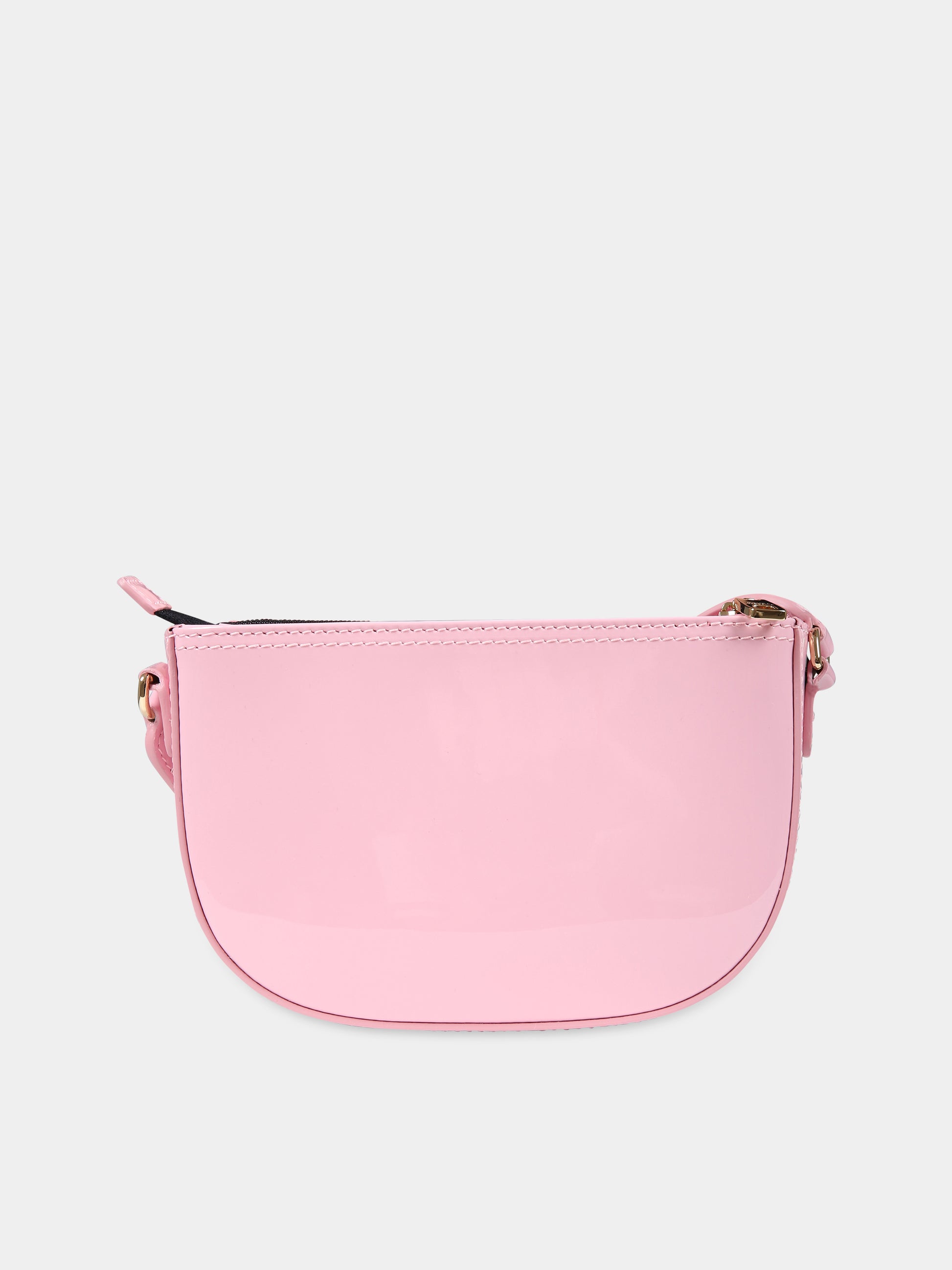 Borsa rosa per bambina con logo,Dolce & Gabbana Kids,EB0242 A1471 80416