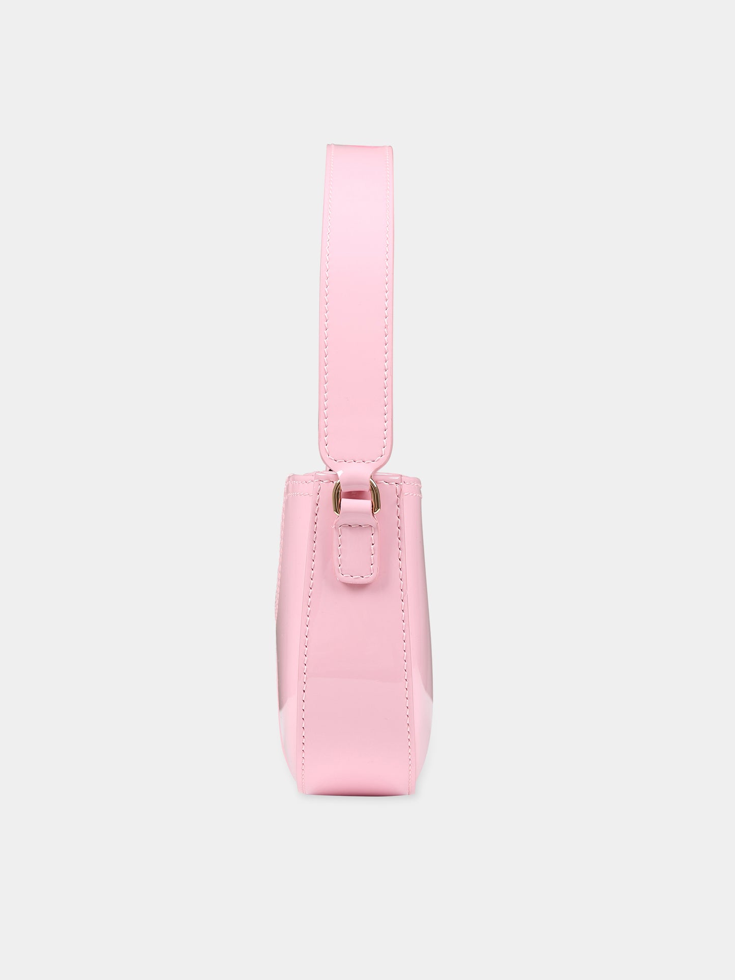 Borsa rosa per bambina con logo,Dolce & Gabbana Kids,EB0242 A1471 80416