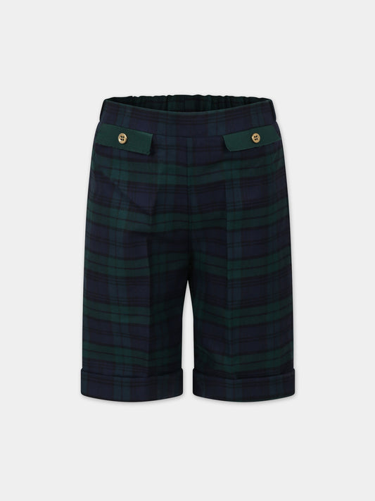 Shorts verdi per bambino,La Stupenderia,TCBR61Z48