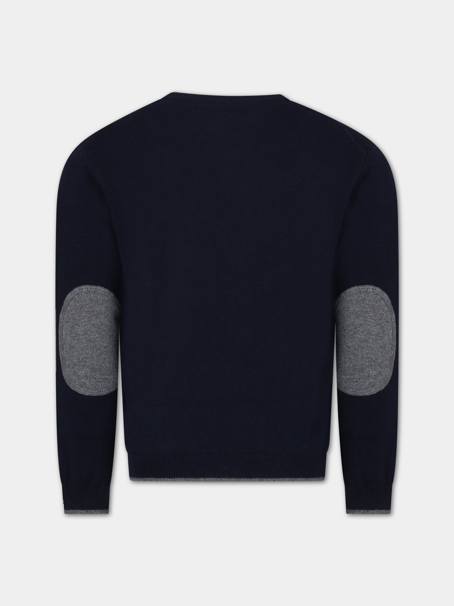 Maglione blu per bambino con logo,North Sails,796170 000 0802