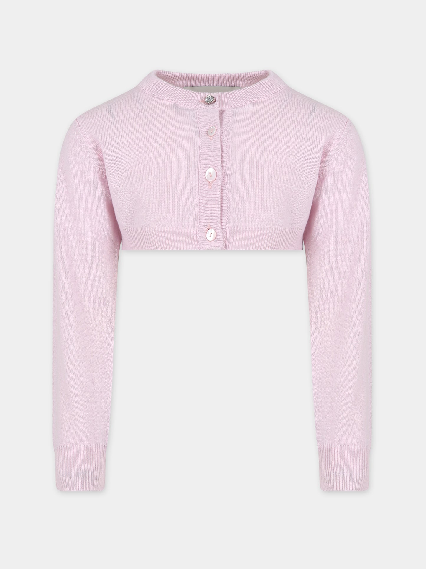 Cardigan rosa per bambina,Simonetta,ST9A80 W0052 578