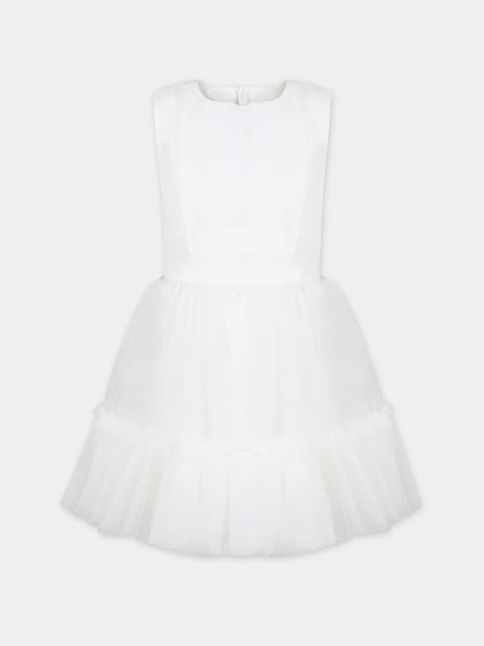 Vestito avorio per bambina,Simonetta,ST1C11 O0046 101