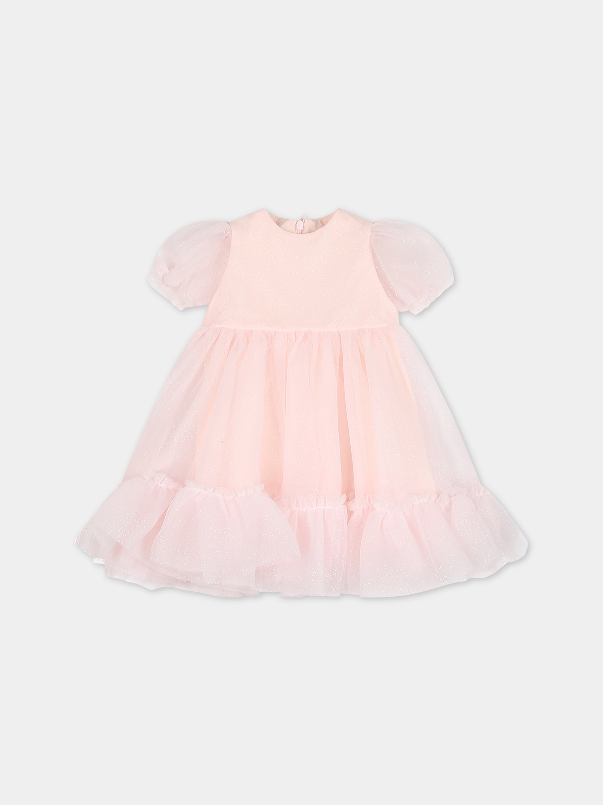 Vestito rosa per neonata,Simonetta,ST1001 O0046 517