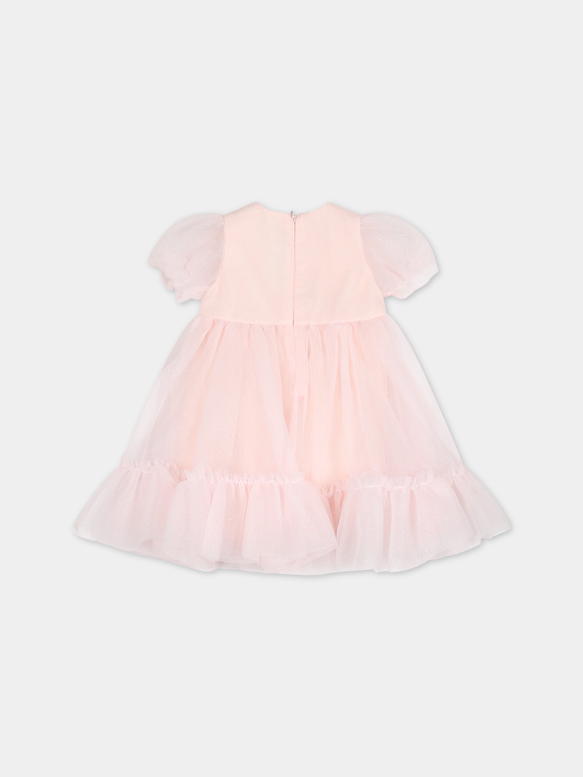 Vestito rosa per neonata,Simonetta,ST1001 O0046 517