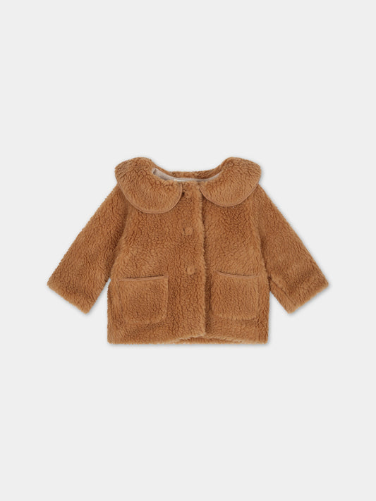 Ecopelliccia marrone per neonata,Zhoe & Tobiah,BEE1 159