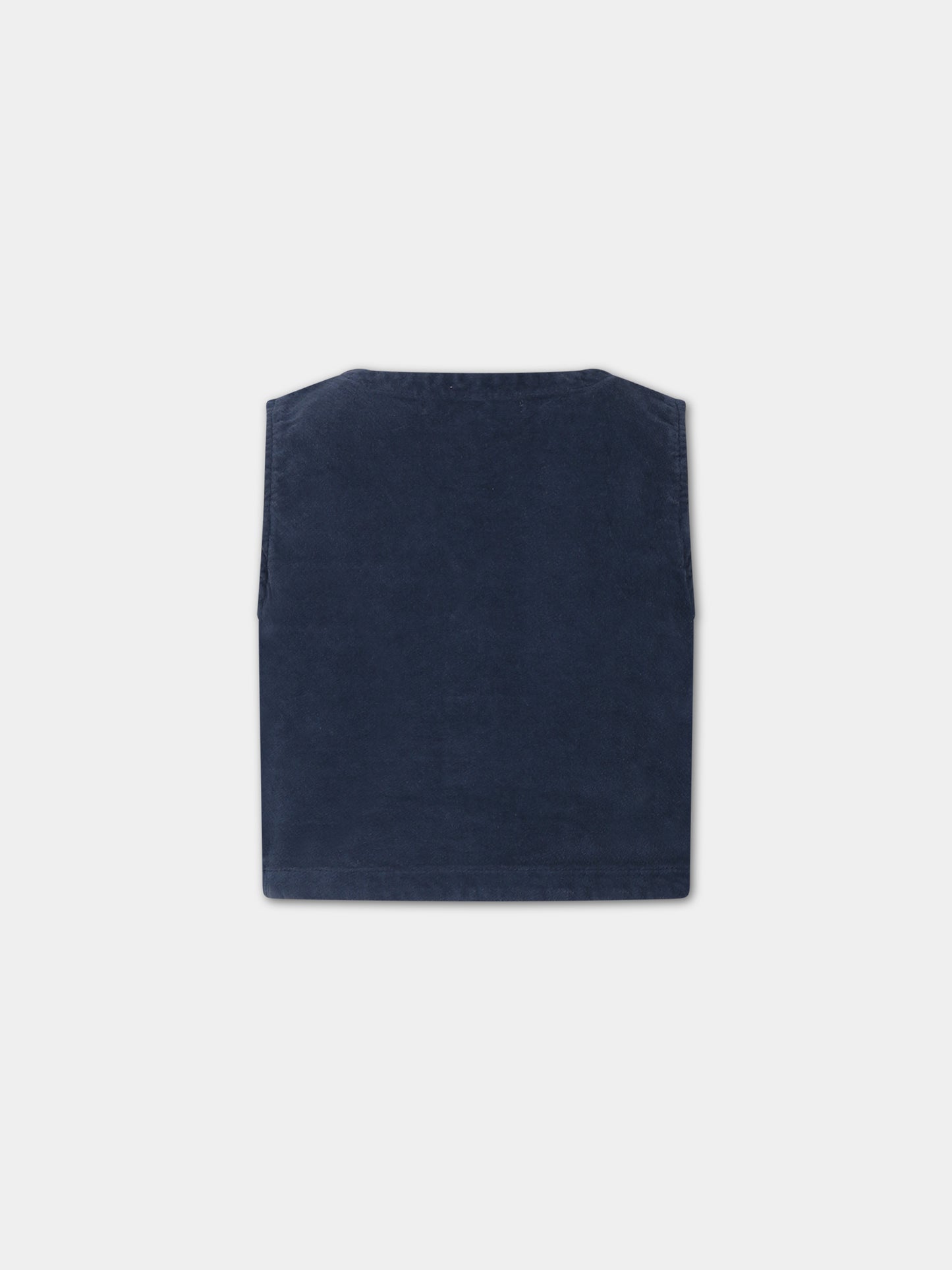 Panciotto blu per bambino,Zhoe & Tobiah,PJS21 11