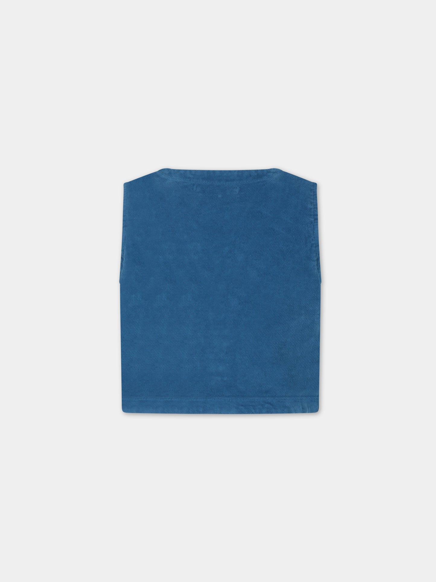 Panciotto azzurro per bambino,Zhoe & Tobiah,PJS21 320