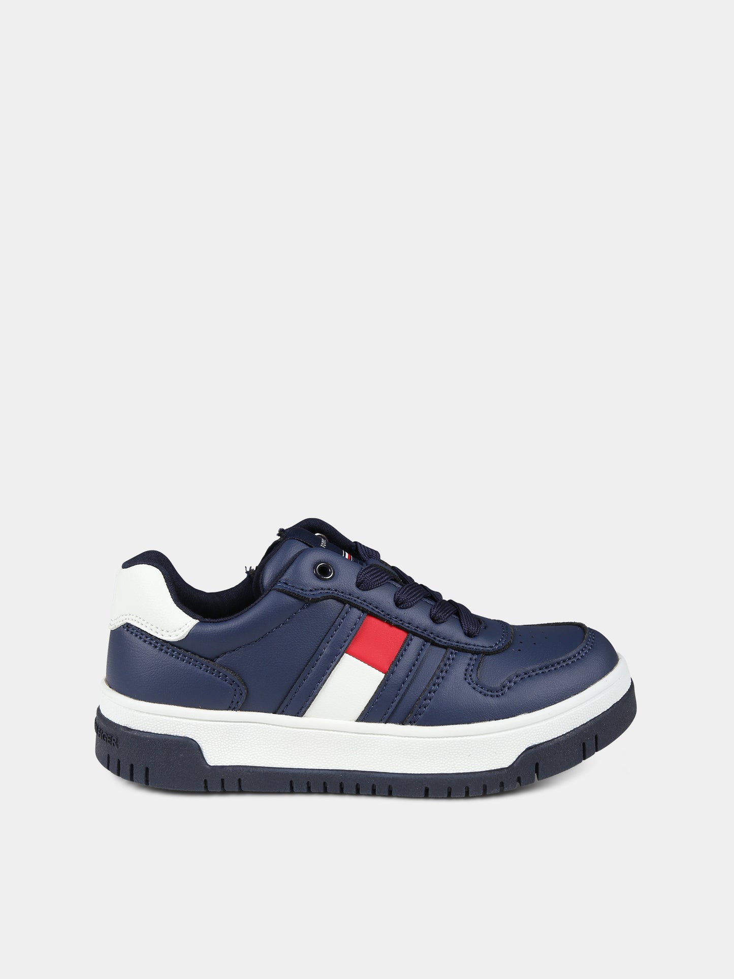 Sneakers blu per bambino con logo,Tommy Hilfiger Junior,T3X9 33115 1355A474