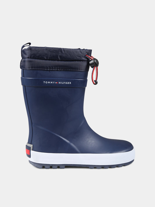Stivali blu per bambini,Tommy Hilfiger Junior,T3X6 33167 0047800