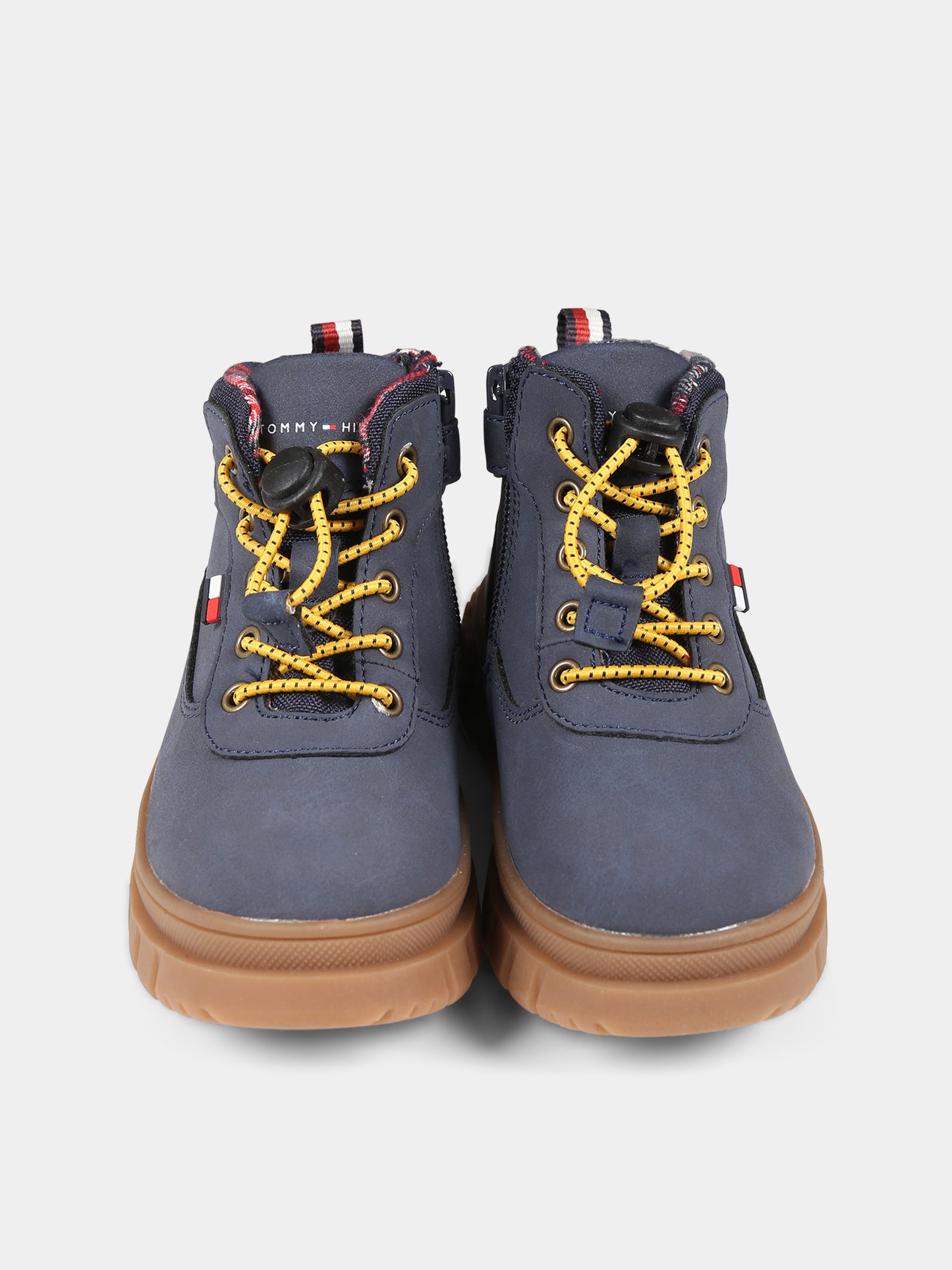 Stivaletti blu per bambino con logo,Tommy Hilfiger Junior,T1B5 33154 0316800