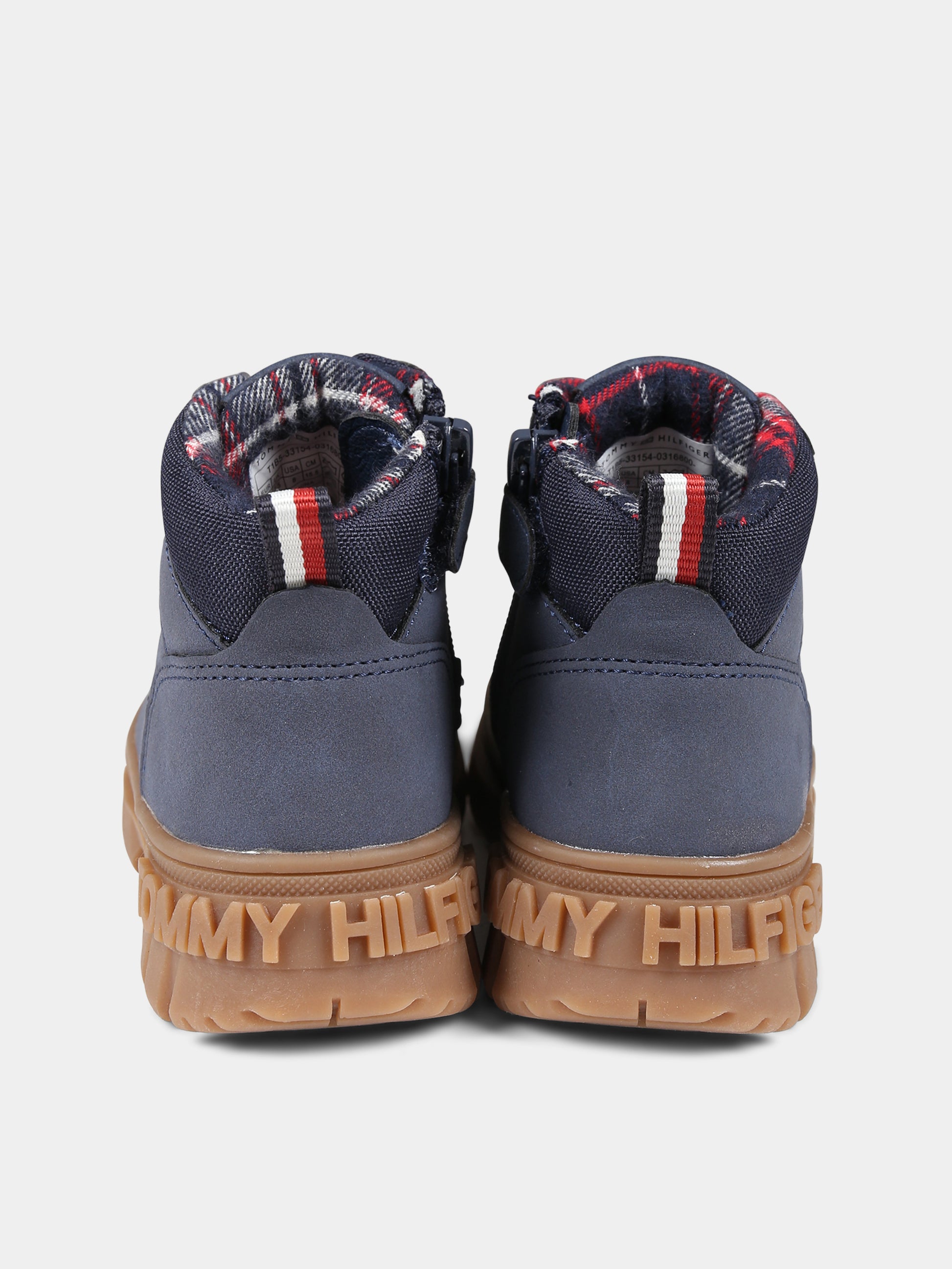 Stivaletti blu per bambino con logo,Tommy Hilfiger Junior,T1B5 33154 0316800