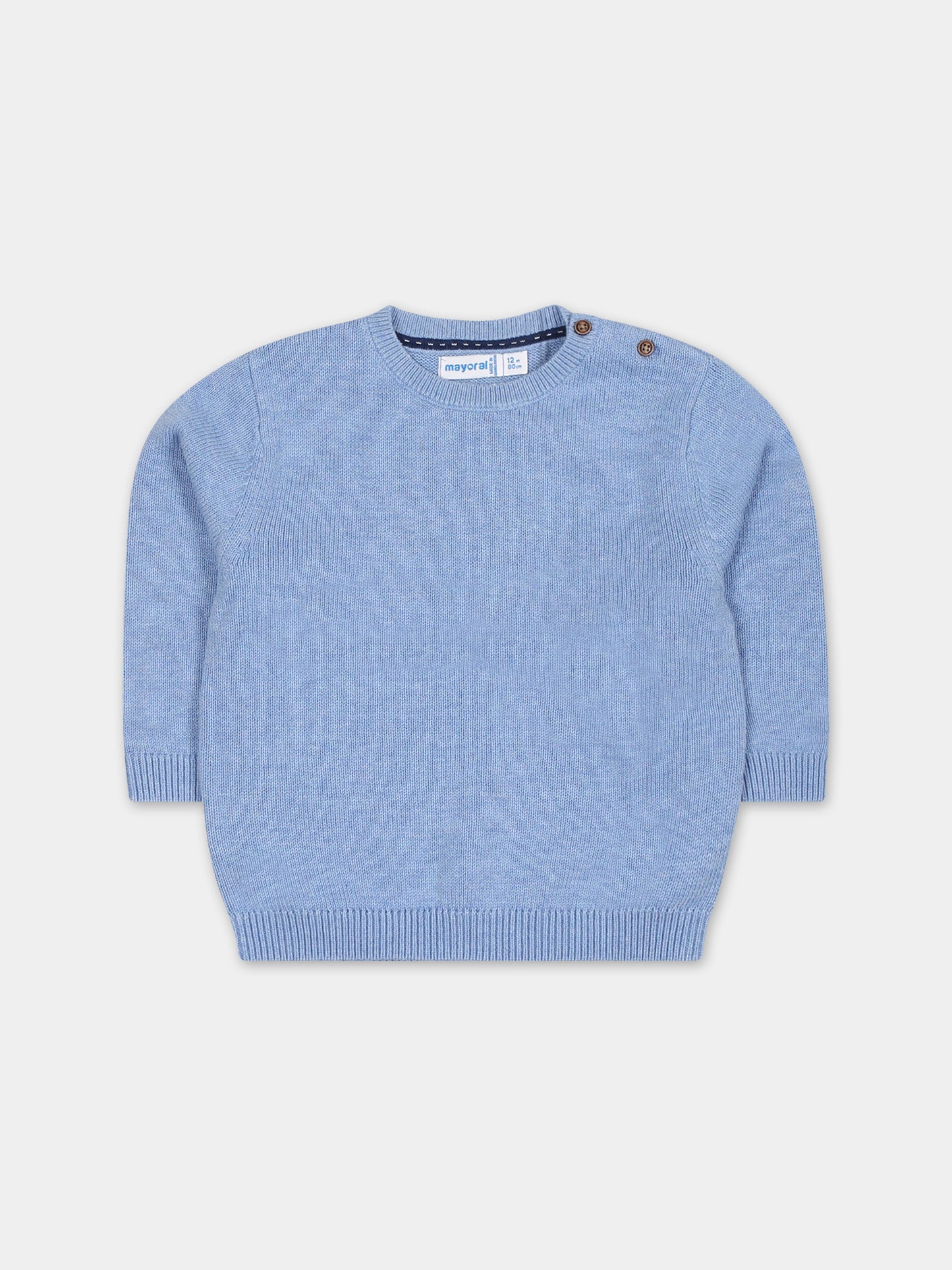 Maglione celeste per neonato,Mayoral,351 037