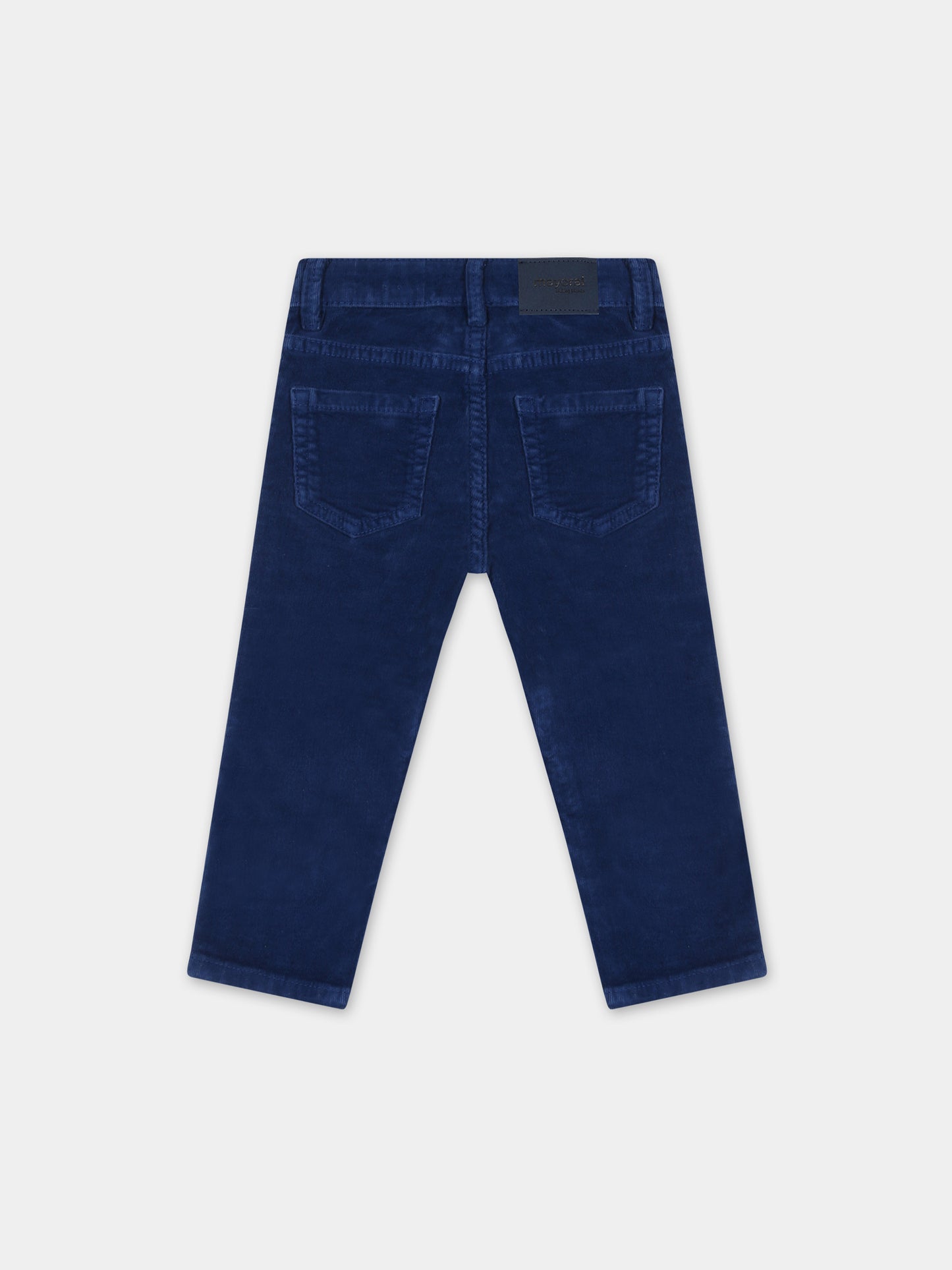 Pantaloni blu per neonato con logo,Mayoral,502 011