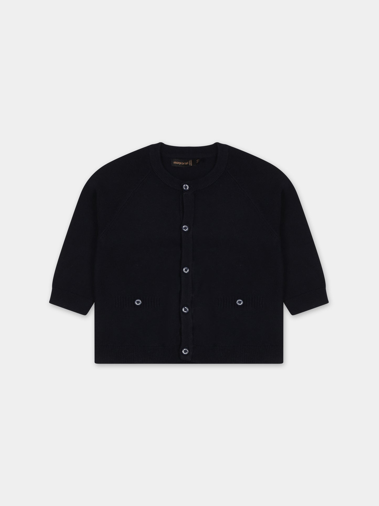 Cardigan blu per neonato,Mayoral,2324 090