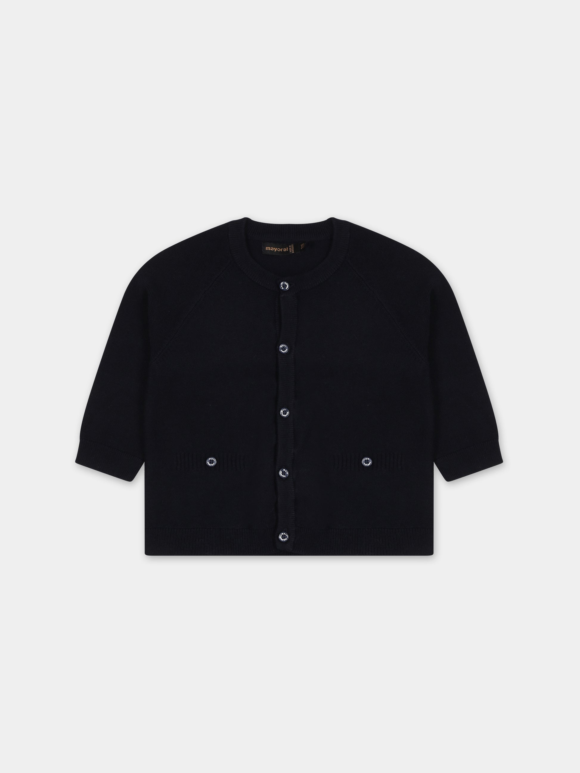 Cardigan blu per neonato,Mayoral,2324 090