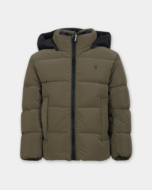 Piumino verde per bambino con logo,Herno Kids,PI000149B 12500 7740