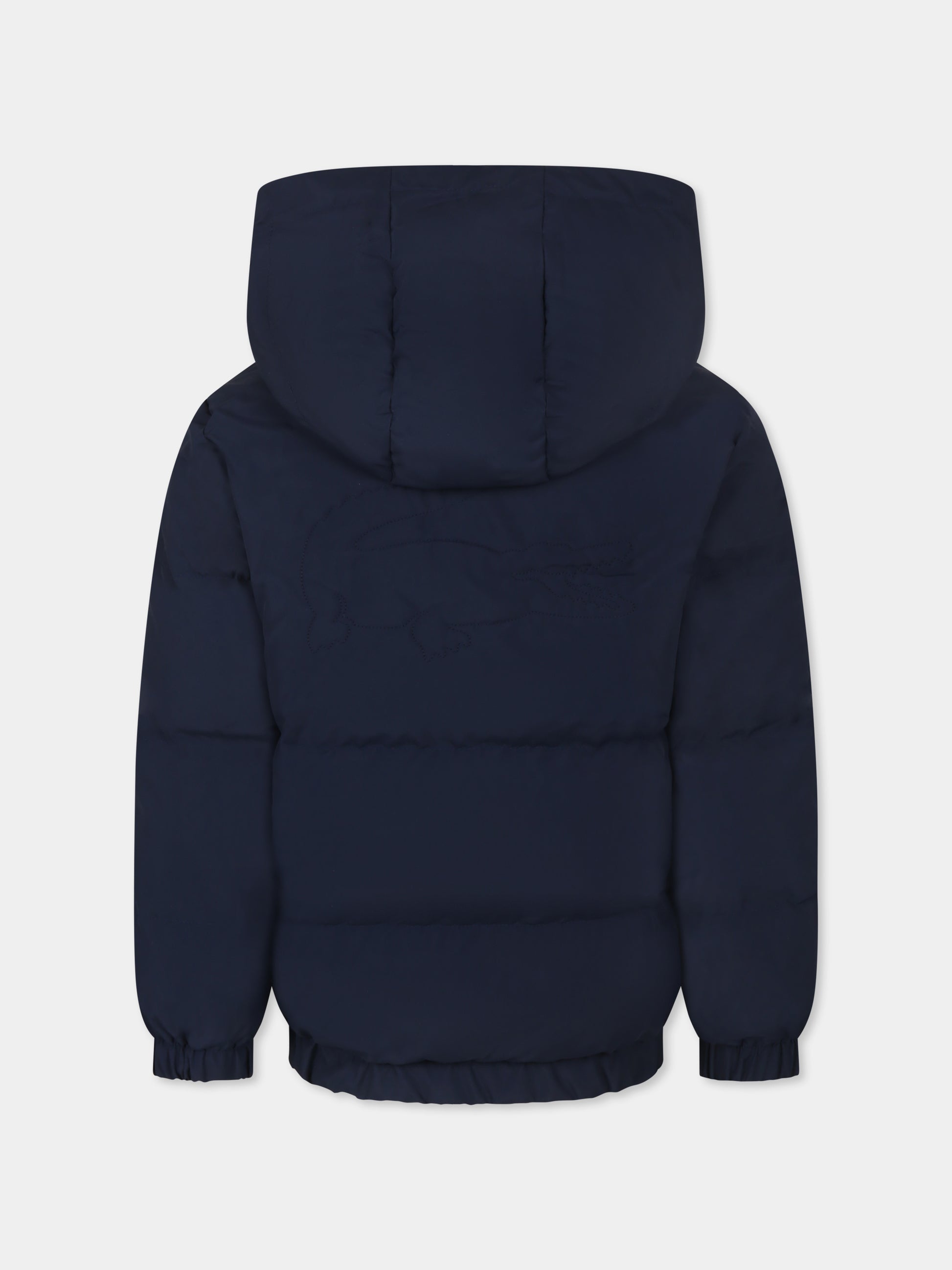 Piumino blu per bambino con coccodrillo,Lacoste,BJ1128 166
