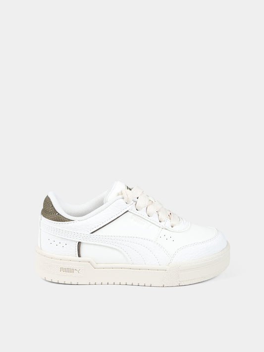 Sneakers bianche per bambini con logo,Puma,23WMPU393797 02