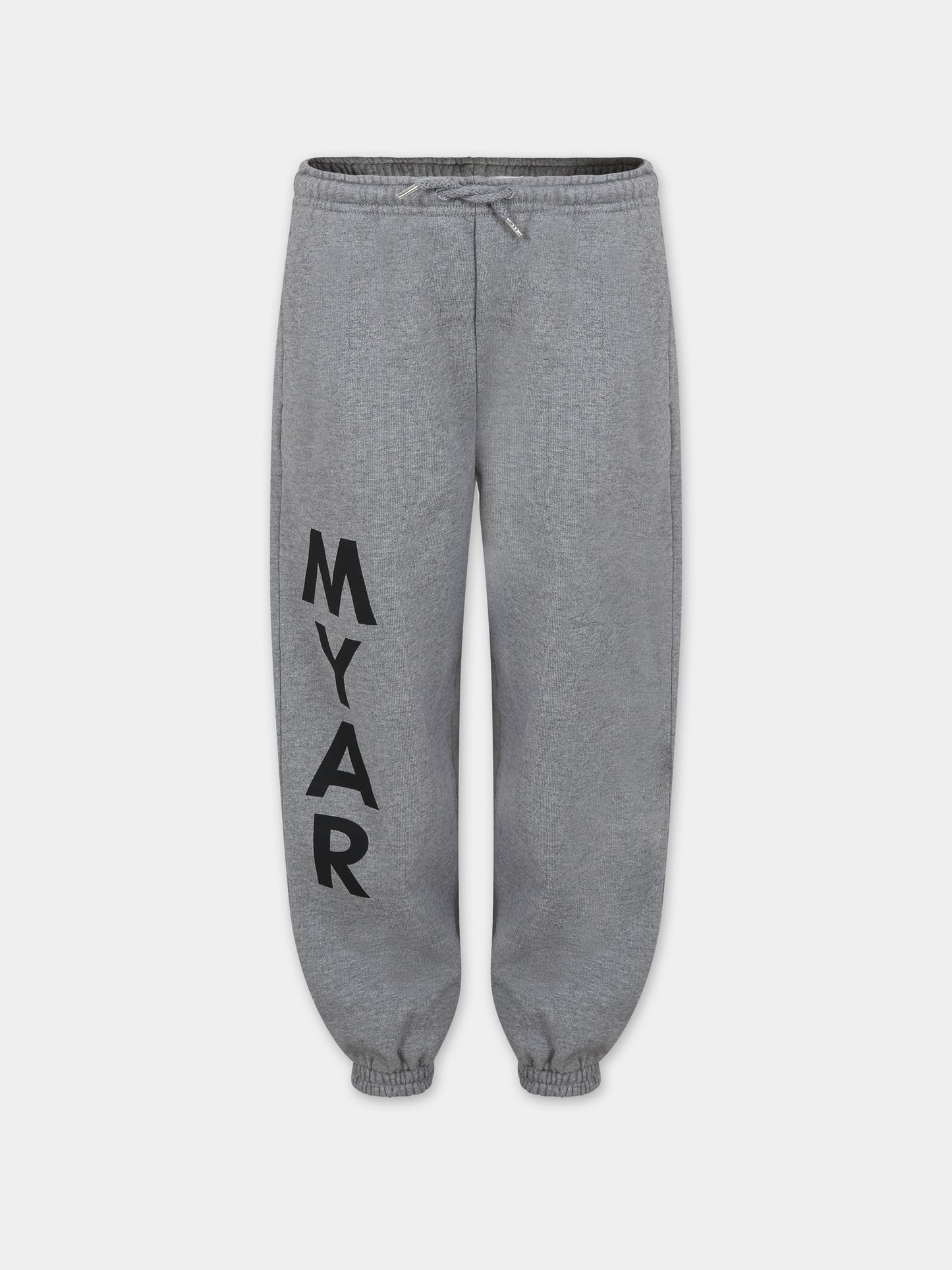 Pantaloni grigi per bambini con logo,Myar,MY0012 MY047 MYP5U MY917