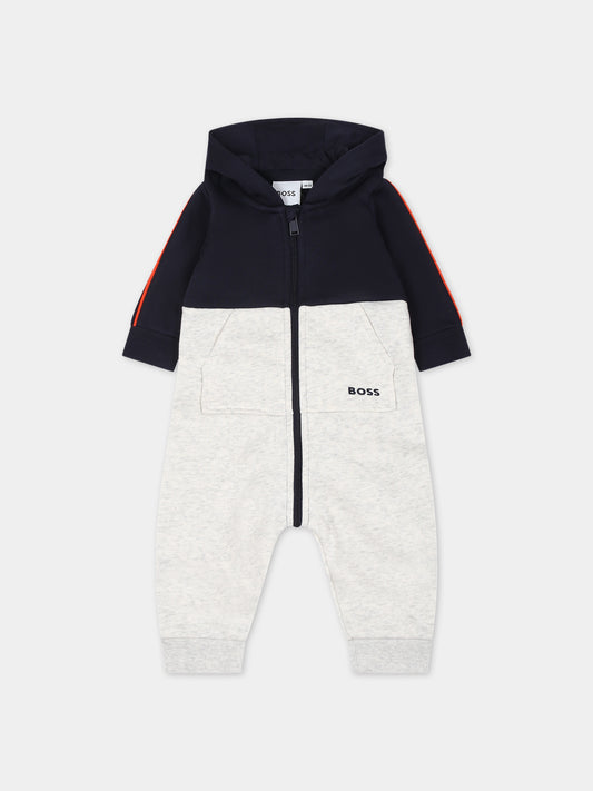 Tutina multicolor per neonato,Boss,J94355 MARINE